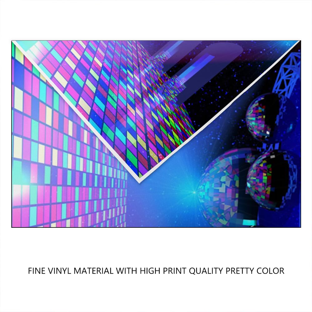 YongFoto 3x2,5m Vinile sfondo Fotografico Luci da discoteca Sfondo del palcoscenico Sfere dello specchio Stelle lucenti sfondo per studio Fotografico fondali fotografici festa fondale foto