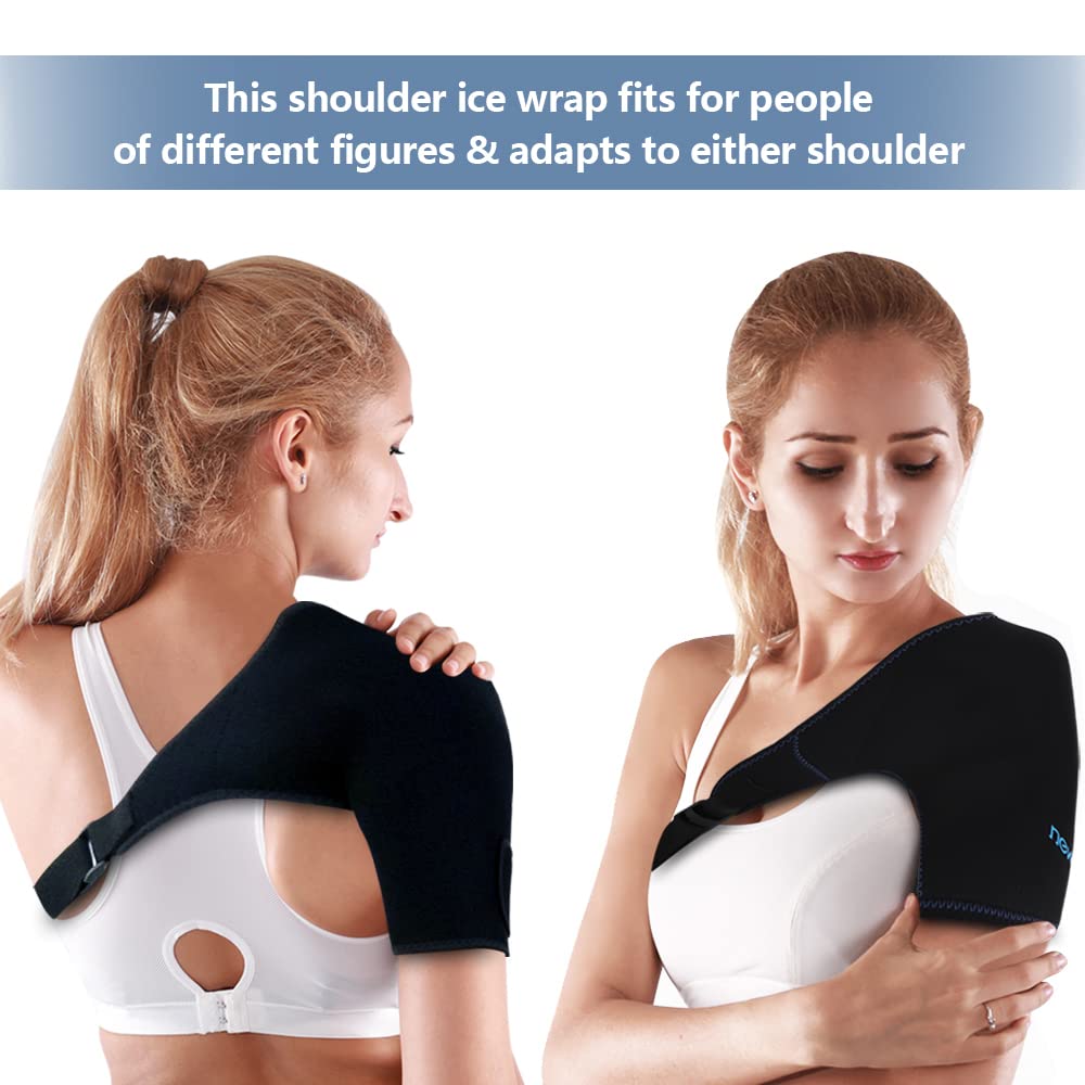 NEWGO Shoulder Ice Pack for Rotator Cuff Hot Cold Compress Ice Pack for