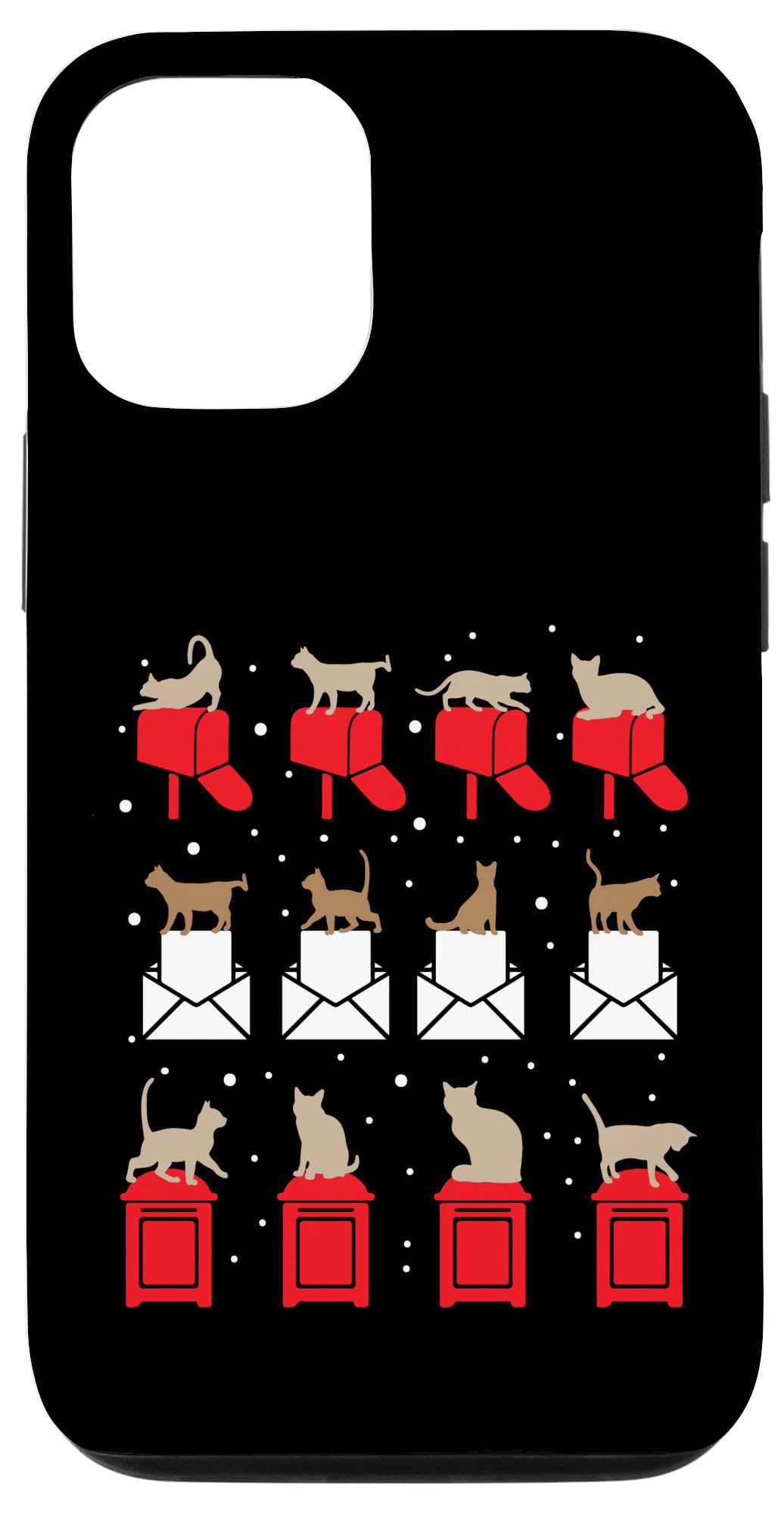 iPhone 15 Pro Postal Uniforms Letter Carrier - Postal Worker Cat Mailman Case