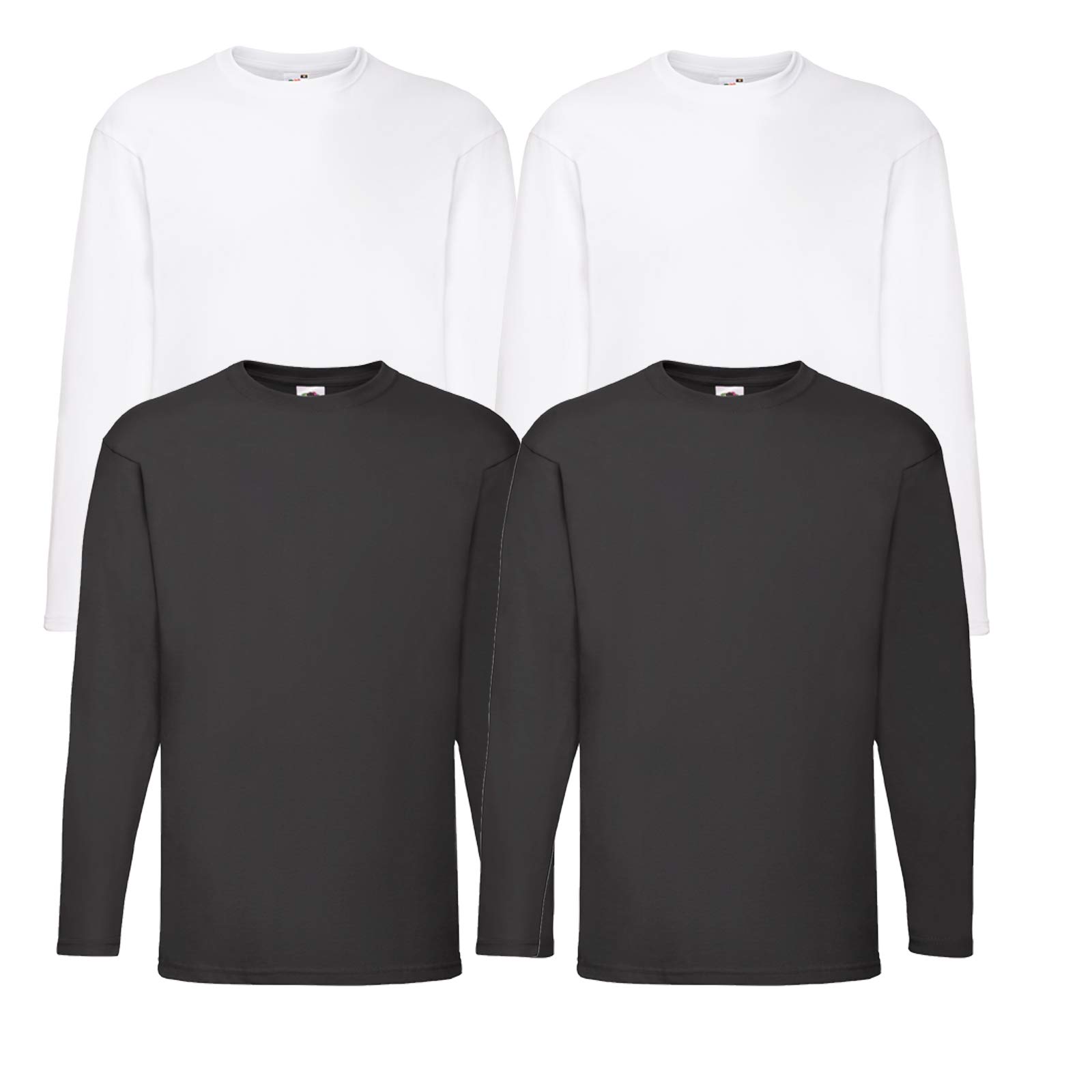 Fruit of the Loom Men's Valueweight Long Sleeve Sports Top, M