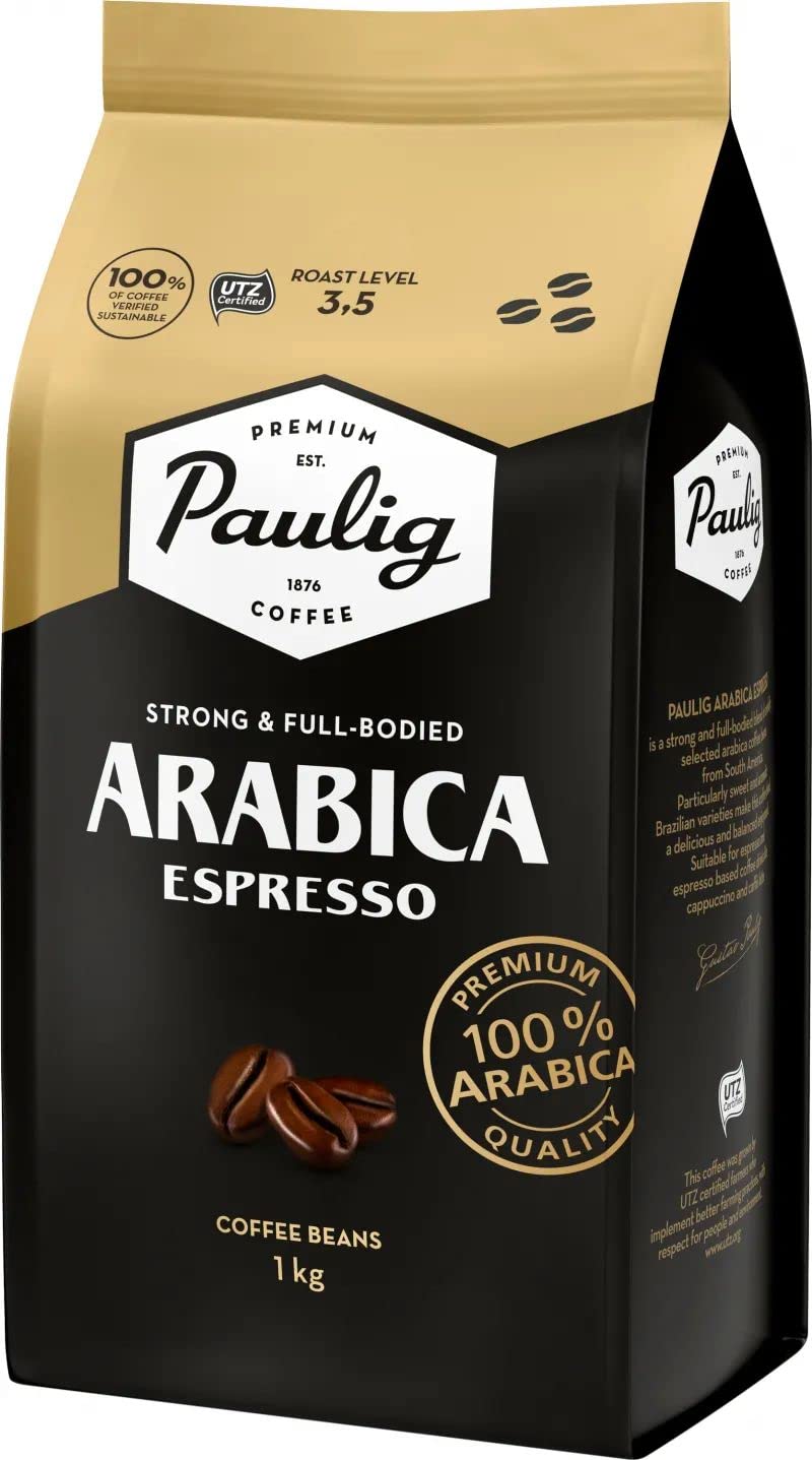Pieczone całe ziarna kawy Paulig Arabica Espresso, 1 kg