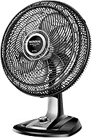 MONDIAL Ventilador 40cm Super Turbo 8 Pás, Preto/Prata, 140W, 110V - VTX-40-8P
