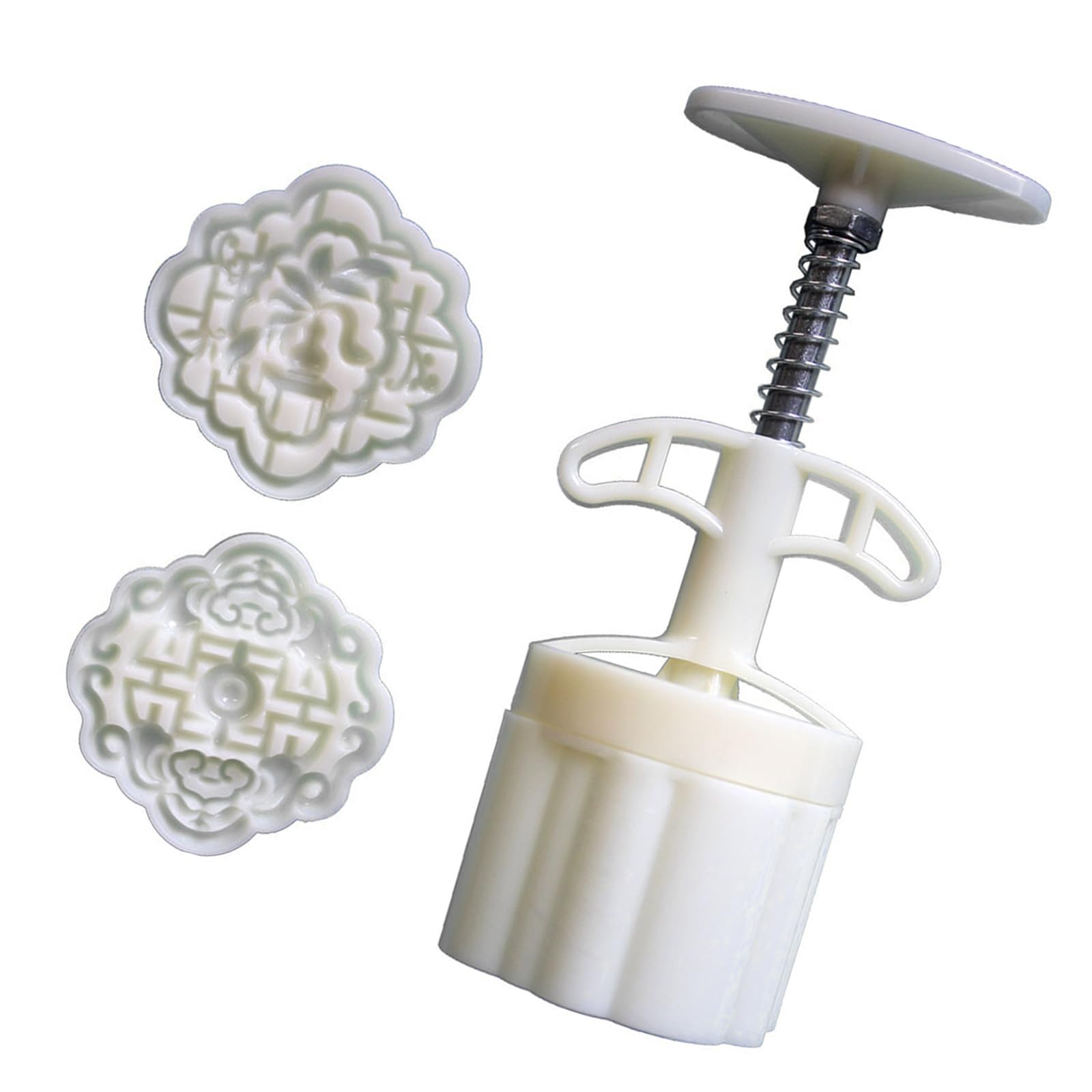 HapGlan Traditional Pattern Dessert Molds MidAutumn Festival Dessert Maker Cookie Stamps Hand Pressure Dessert Bakings Tool