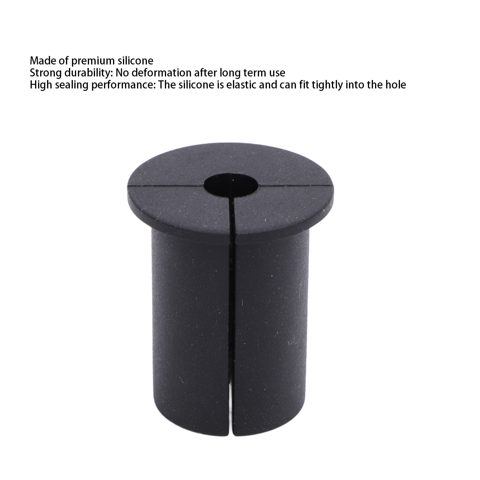 10 Pcs Silicone Cable Grommet Heat Resistant Wall Hole Pass Through Split Cable Bushing For TV Wire Ethernet Cord For 5/8 Inch Wall Hole - View #2
