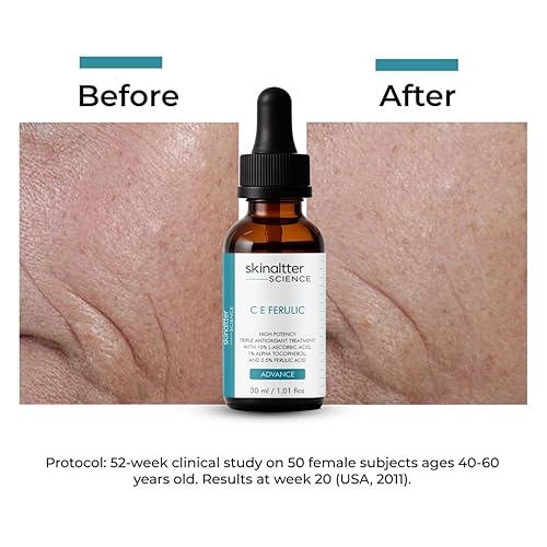 Miniatura 6 de C E Ferúlico con ácido L-ascórbico al 15%  Suero de vitamina C para antienvejecimiento, reafirmante e iluminador 1.01 fl oz  1.0 fl oz