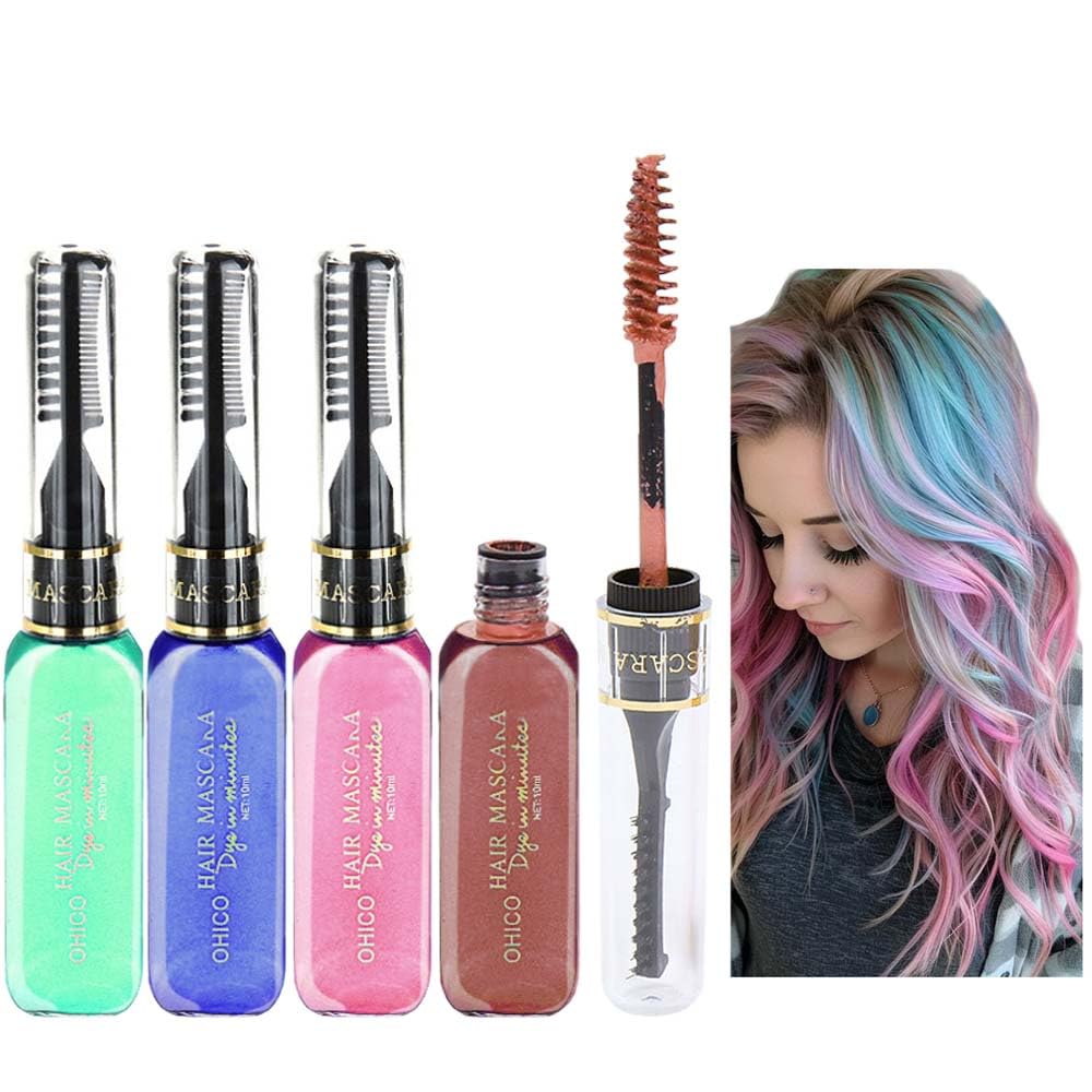 Amazon | ワンデイヘアカラー マスカラ ヘアチョーク 3WAY 一時的 一日