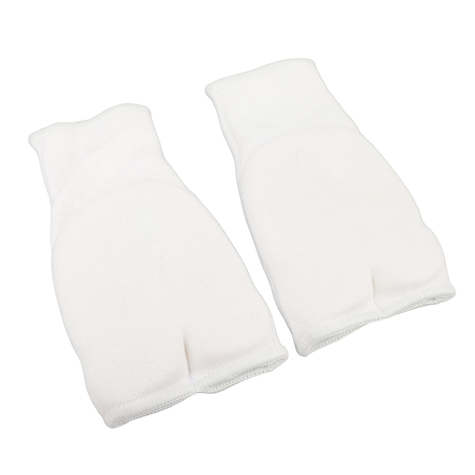Boxing Hand Wraps, Breathable Elastic Wearable Padded Kickboxing Inner Gloves for Karate, Martial Arts (White)