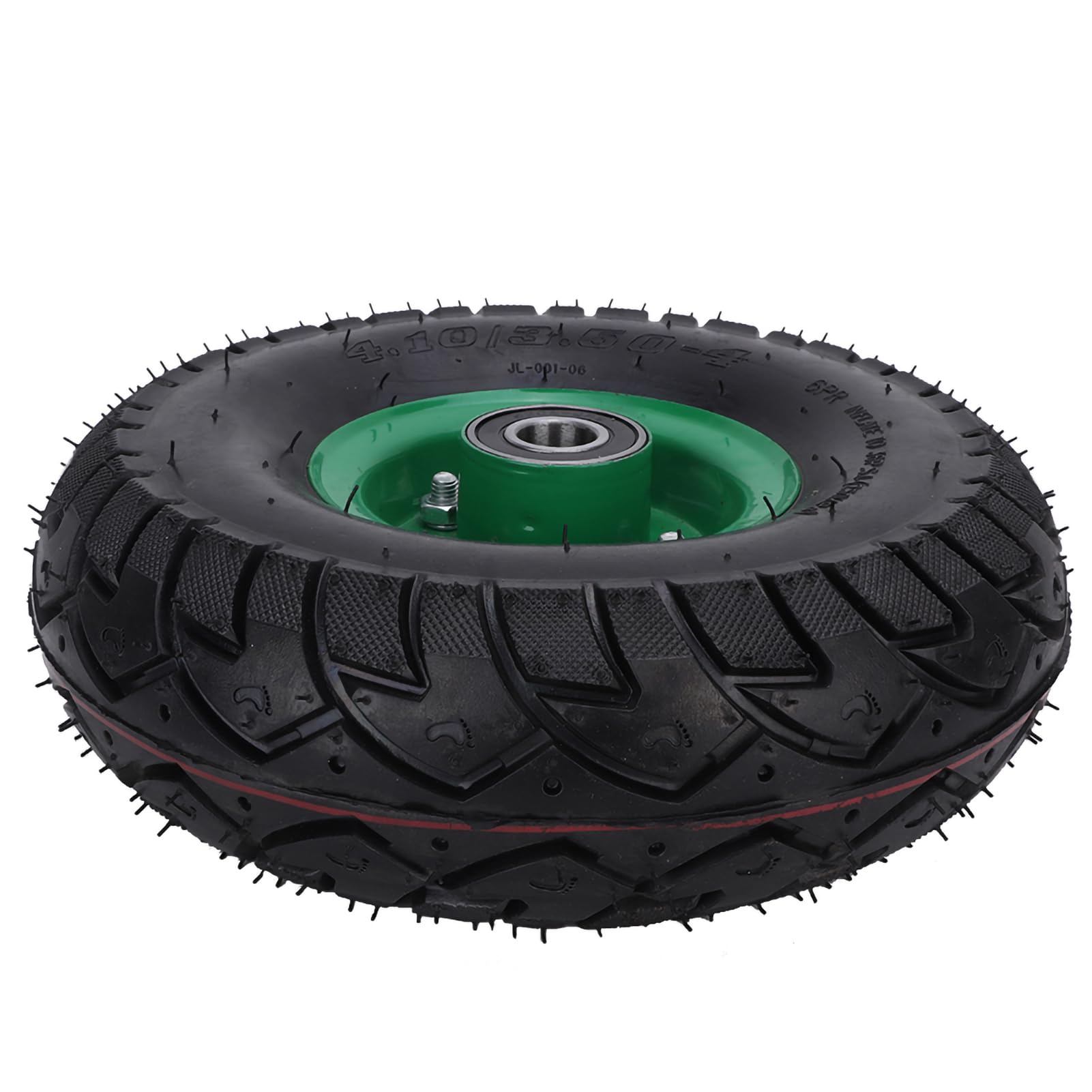 Ruota Gonfiabile per Carrello 10,5 Pollici in Gomma con Cuscinetto 260x70mm Capacità Carico 250kg
