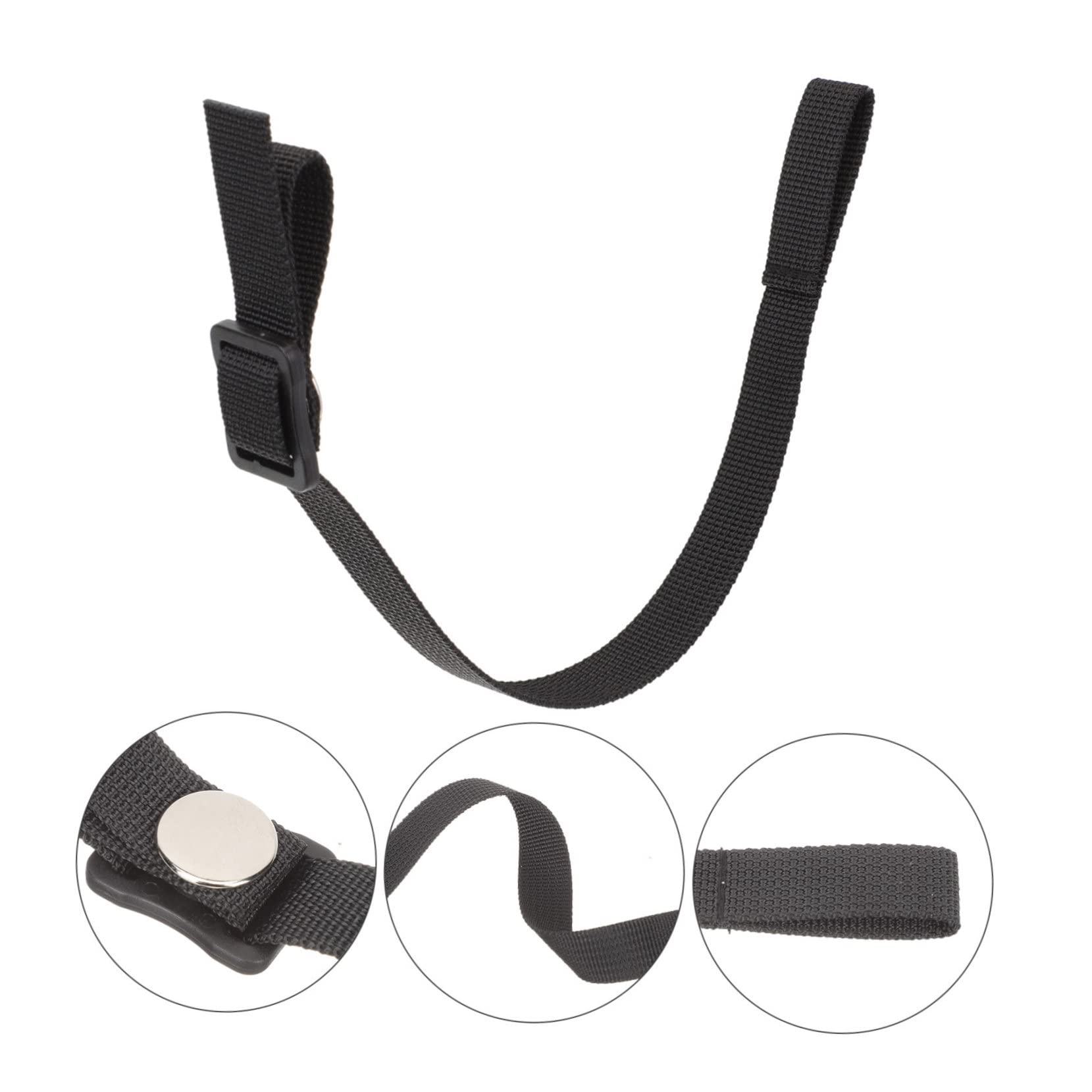 Accesorios para Cascos De Hockey. Correa De La Barbilla del Casco Barbilla De Hockey Correas para Casco De Hockey Mentón Poliéster Negro