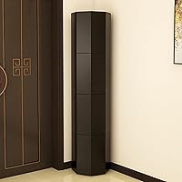 Vista 12 de Armario giratorio para zapatos, zapatero de metal giratorio de 360°, almacenamiento redondo vertical, estante estrecho de 3/6/9/12/15 niveles