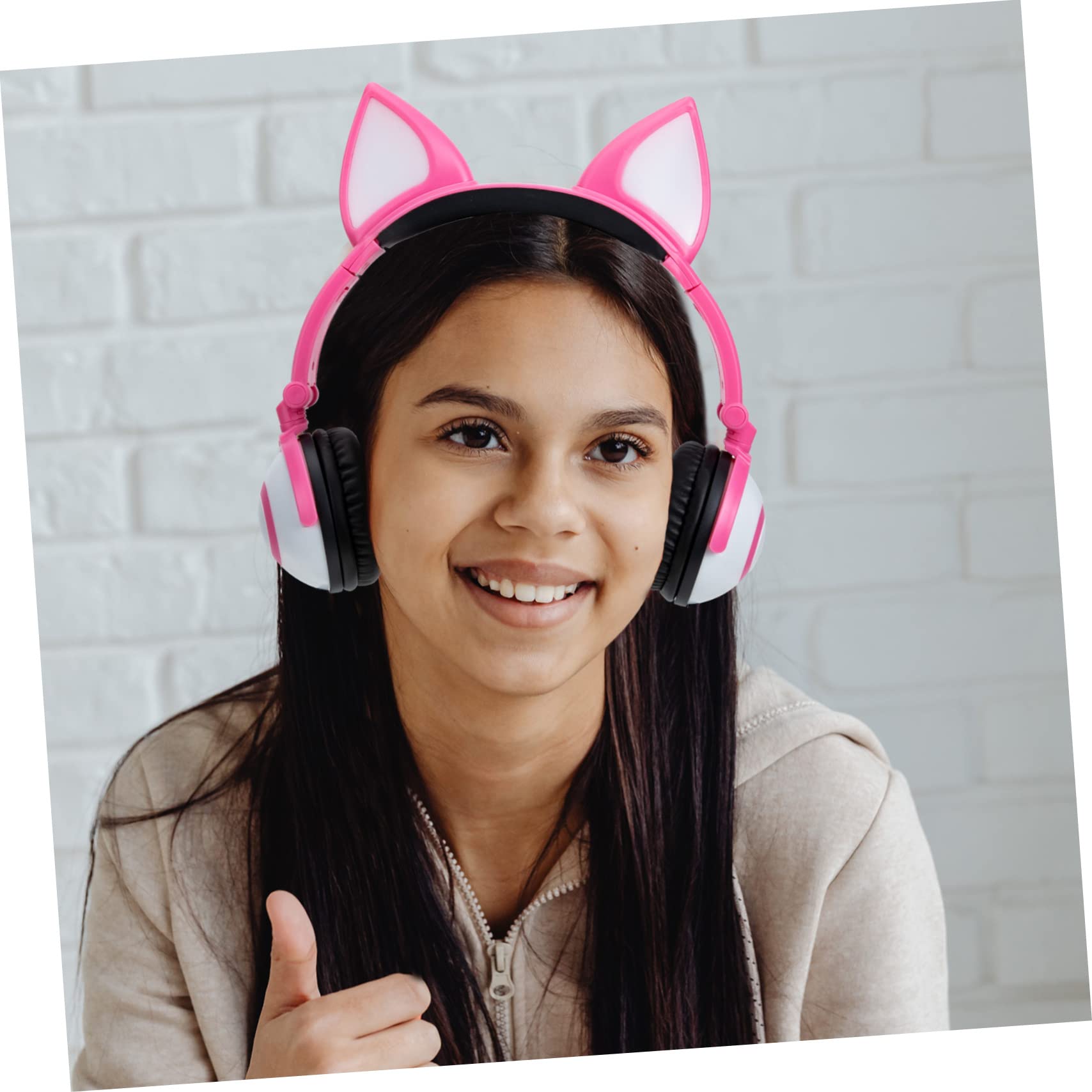 Uonlytech Gatto Cuffie 5 Orecchie Jack per 3, Mm Bambini