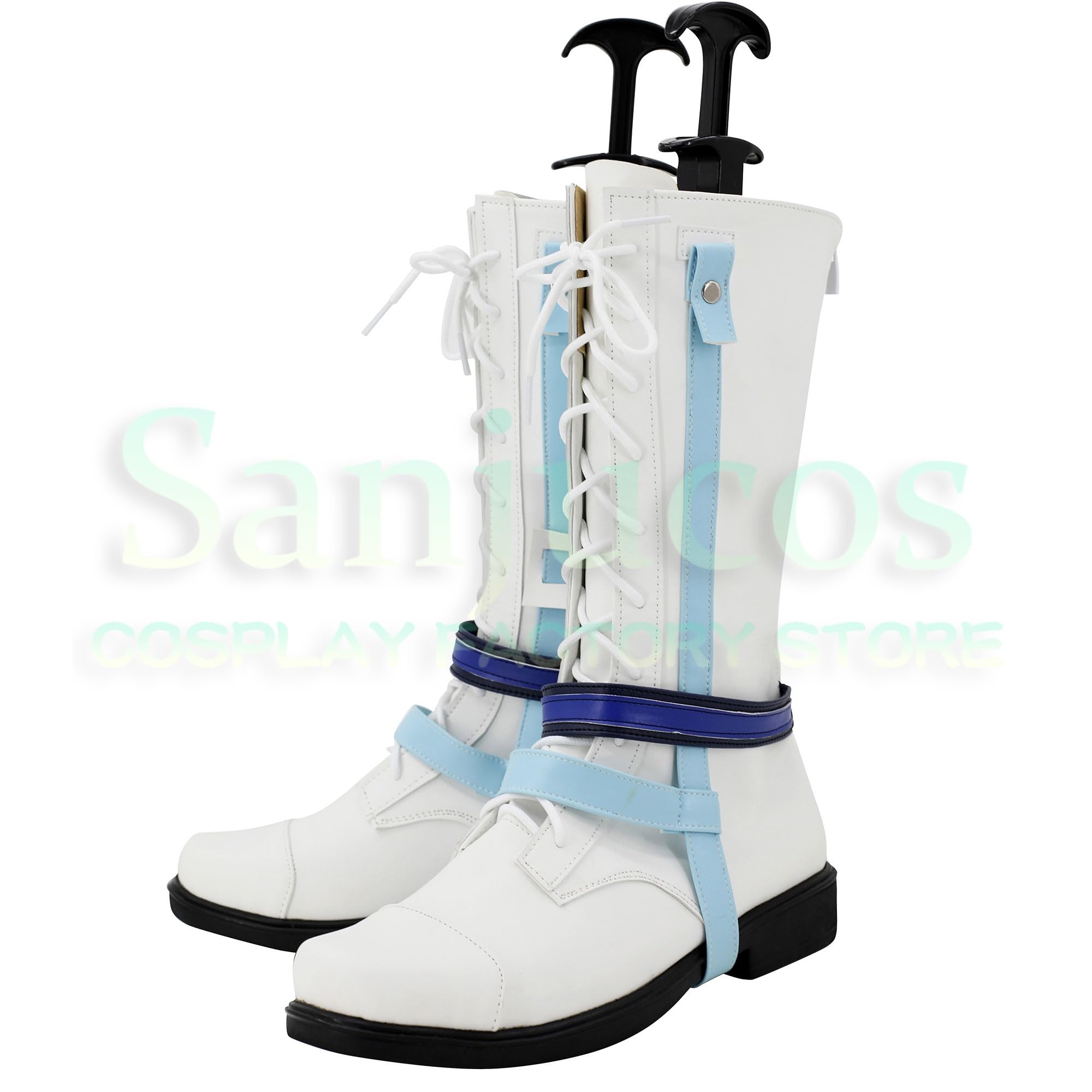 Amazon.co.jp: [Sanjucos] コスプレ 靴 に適合する ファウスト 白の