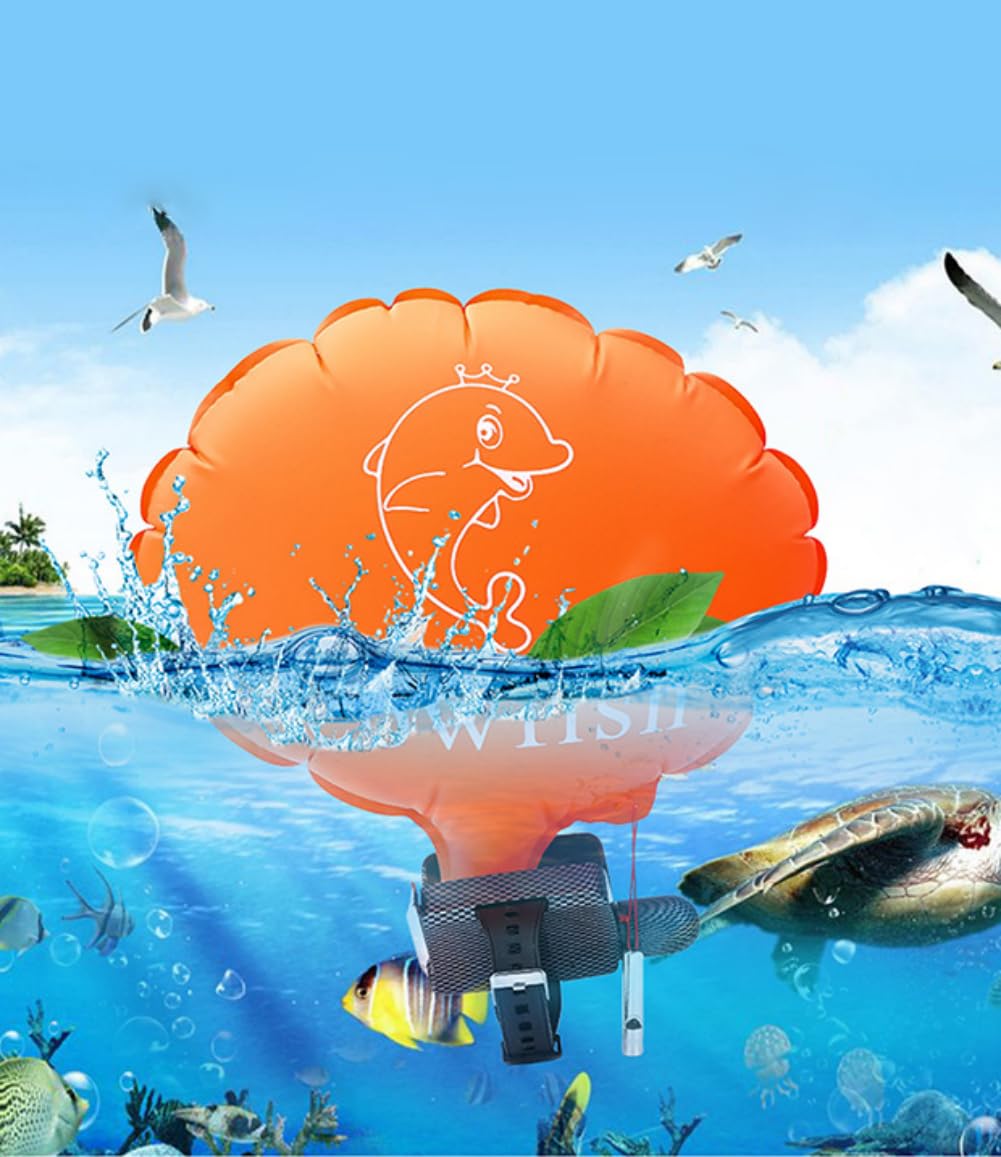 Anti Drowning Bracelet, Portable Wearable Inflatable Wristband, Emergency Float Rescue Device, Lifesaving Buoyancy Swim Bracelet for Kids Adults