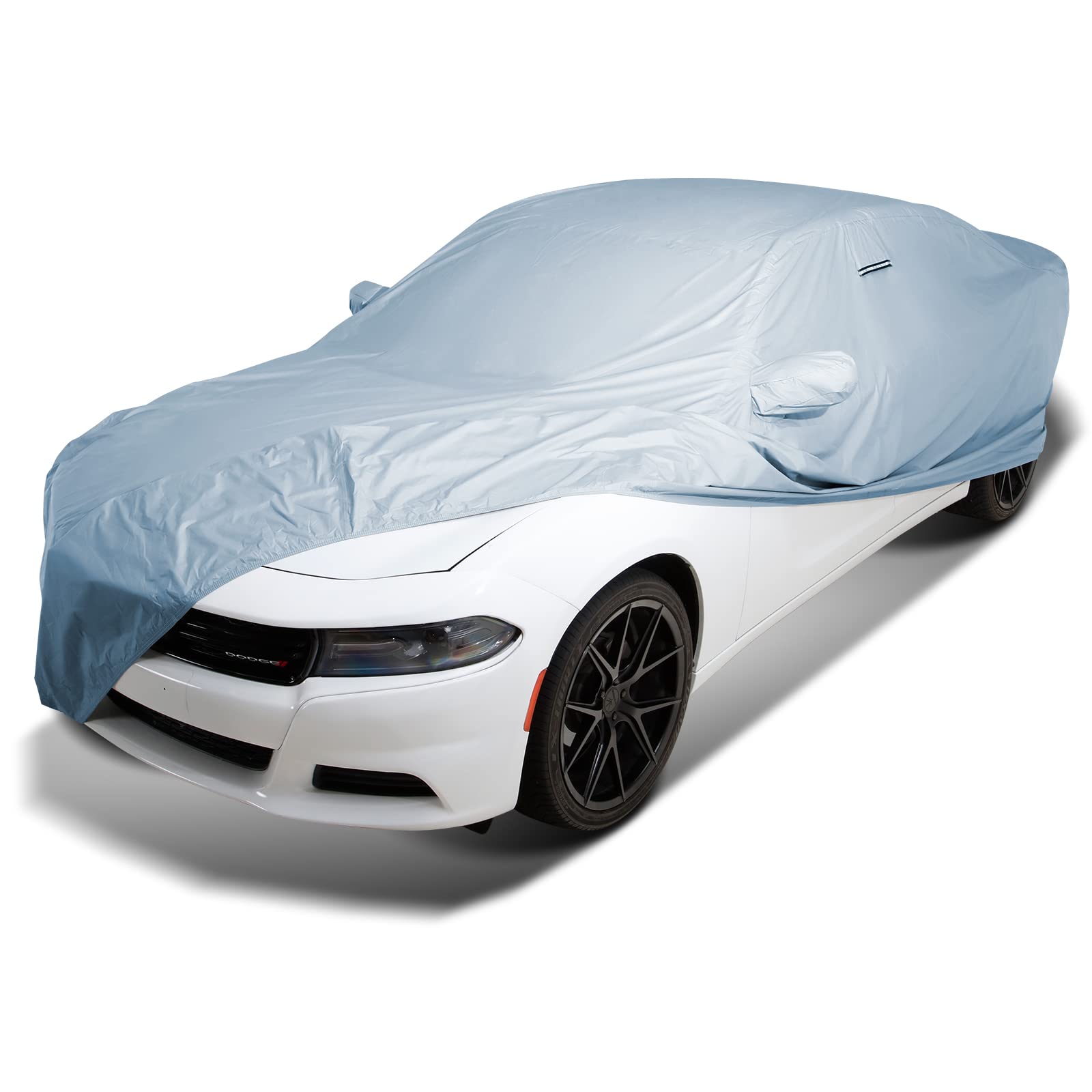 iCarCover Custom Car Cover for 2006-2023 Dodge Charger Waterproof All-Weather Rain Snow UV Sun Protector Full Exterior Indoor Outdoor Car Cover Sky Gray 35. Dodge Charger 2006-2023