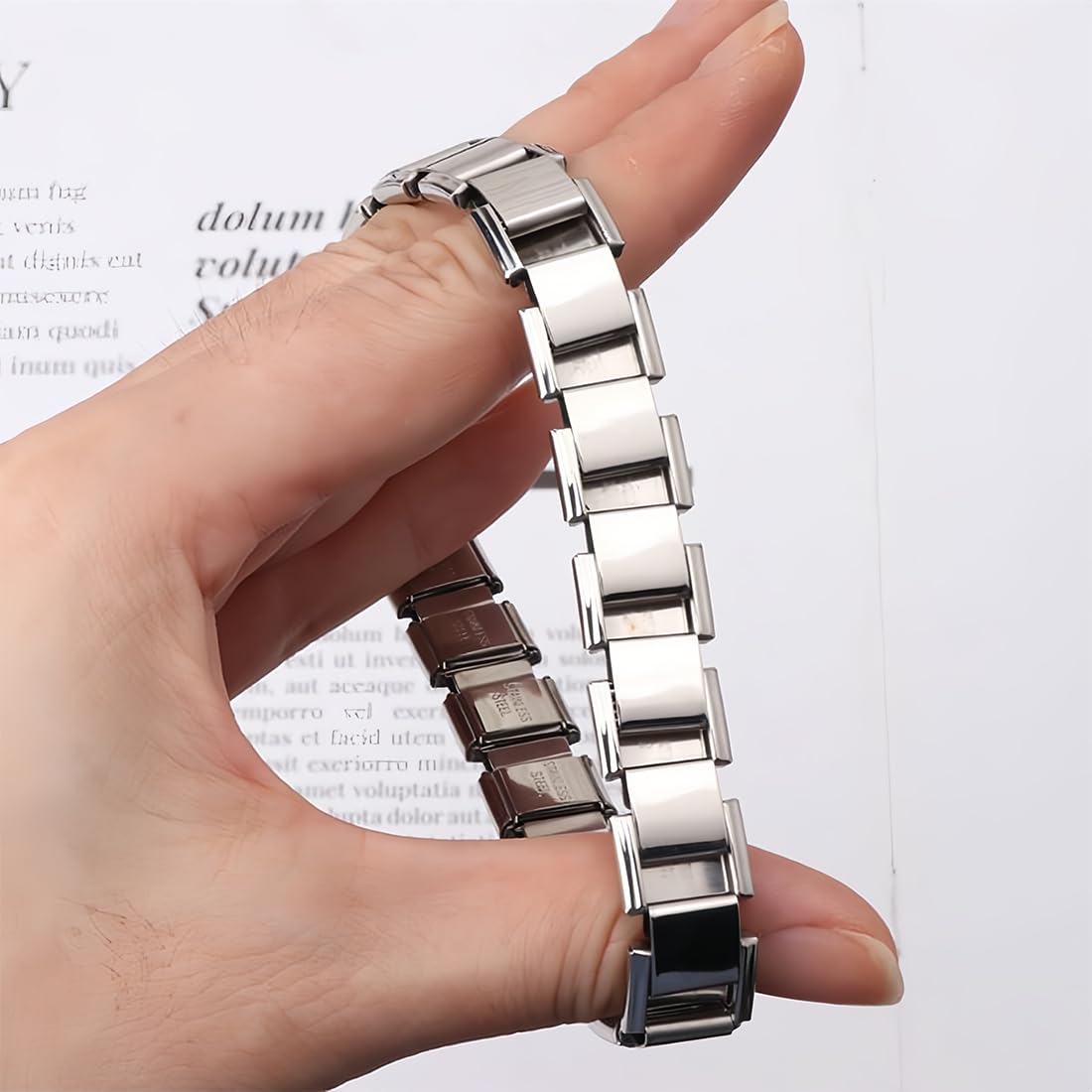 3 Piezas Italian Charms pulsera encantos 9 mm Joyería Matt Moda