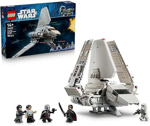 LEGO Star Wars Imperial Lambda-Class Shuttle 75459 | Shuttle Model Kit, 5 Minifigures incl. Moff Gideon with Darksaber, Gift for 14+ Year Old Boys & Girls, 961 Pieces