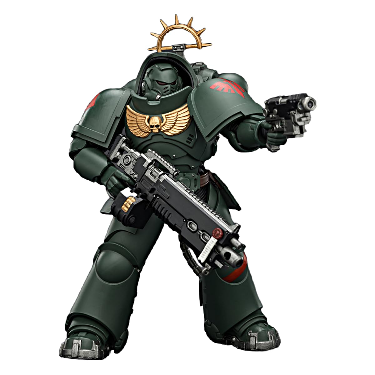 TOYVERSE JOYTOY Warhammer 40,000 Game Edition Dark Angels Heavy Intercessor with Heavy Bolt Rifle and Bolt Pistol 1/18 Scale Action Figure Character Model 15+