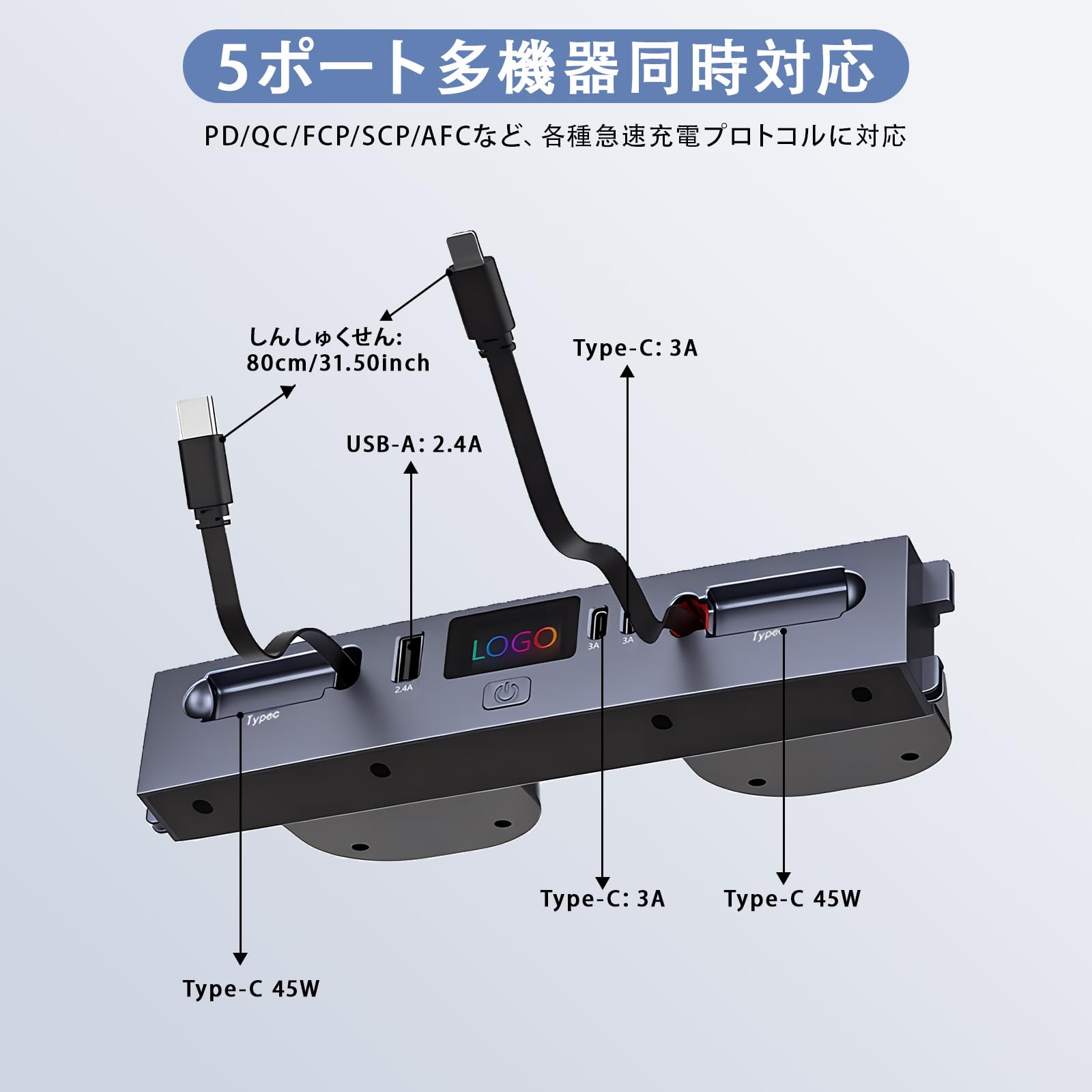 Amazon.co.jp: Tesla用 Model 3/Y 車 充電器巻き取り シガーソケット