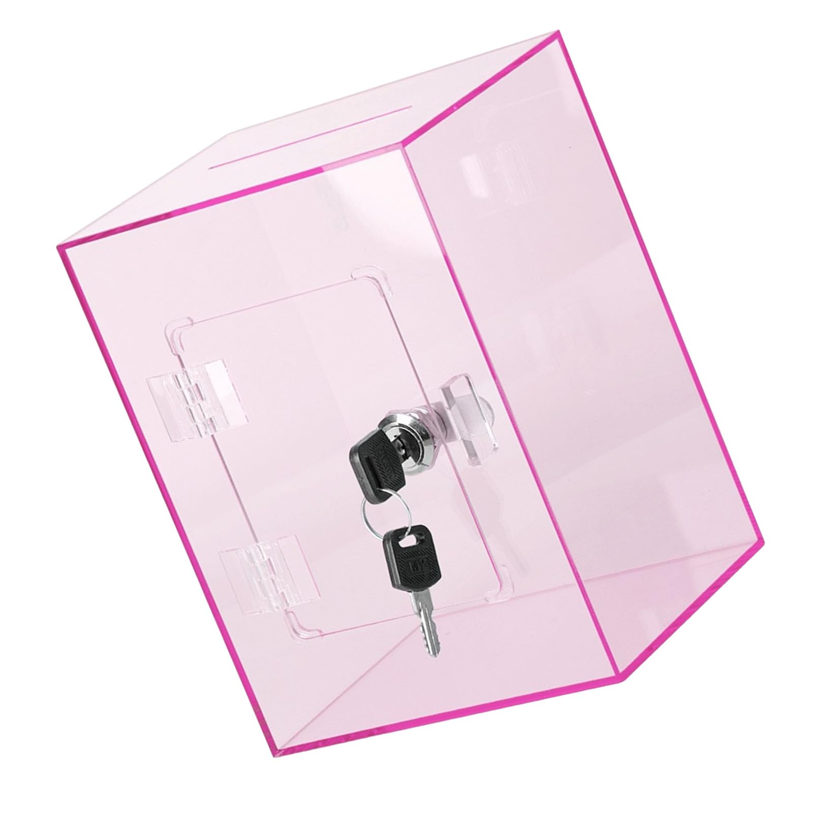 Unbreakable Clear Cash Storage Jar With Child Friendly Savings Container Thick Acrylic Construction Secure Savings Jar With Removable