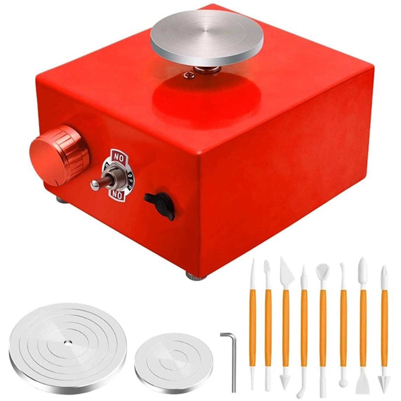 Tour de potier,Tournette de Potier Mini Roue de poterie, Machine à électrique avec