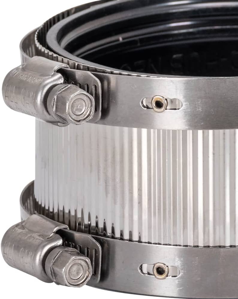 Amazon.com: Eastman 3 Inch No-Hub Coupling with Stainless Steel