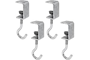 4 Pcs Desk Hook for Bag, Office Mount Bag Hook Purse Hook...