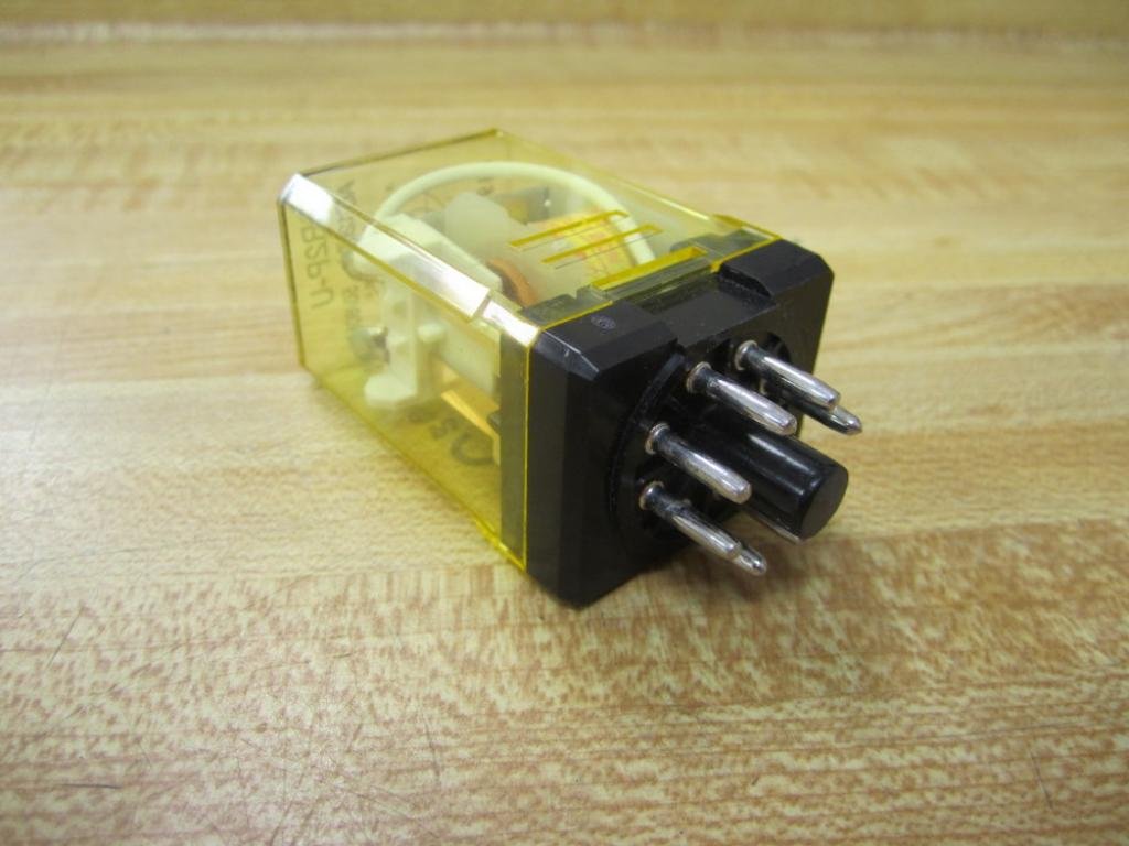 IDEC RR2P-UAC120V 120 VAC Coil, 2 Poles DPDT, 50/60 HZ, 8 PIN Terminal, Plain Style, Power Relay, RR Series, Rugged Industrial 10 AMP