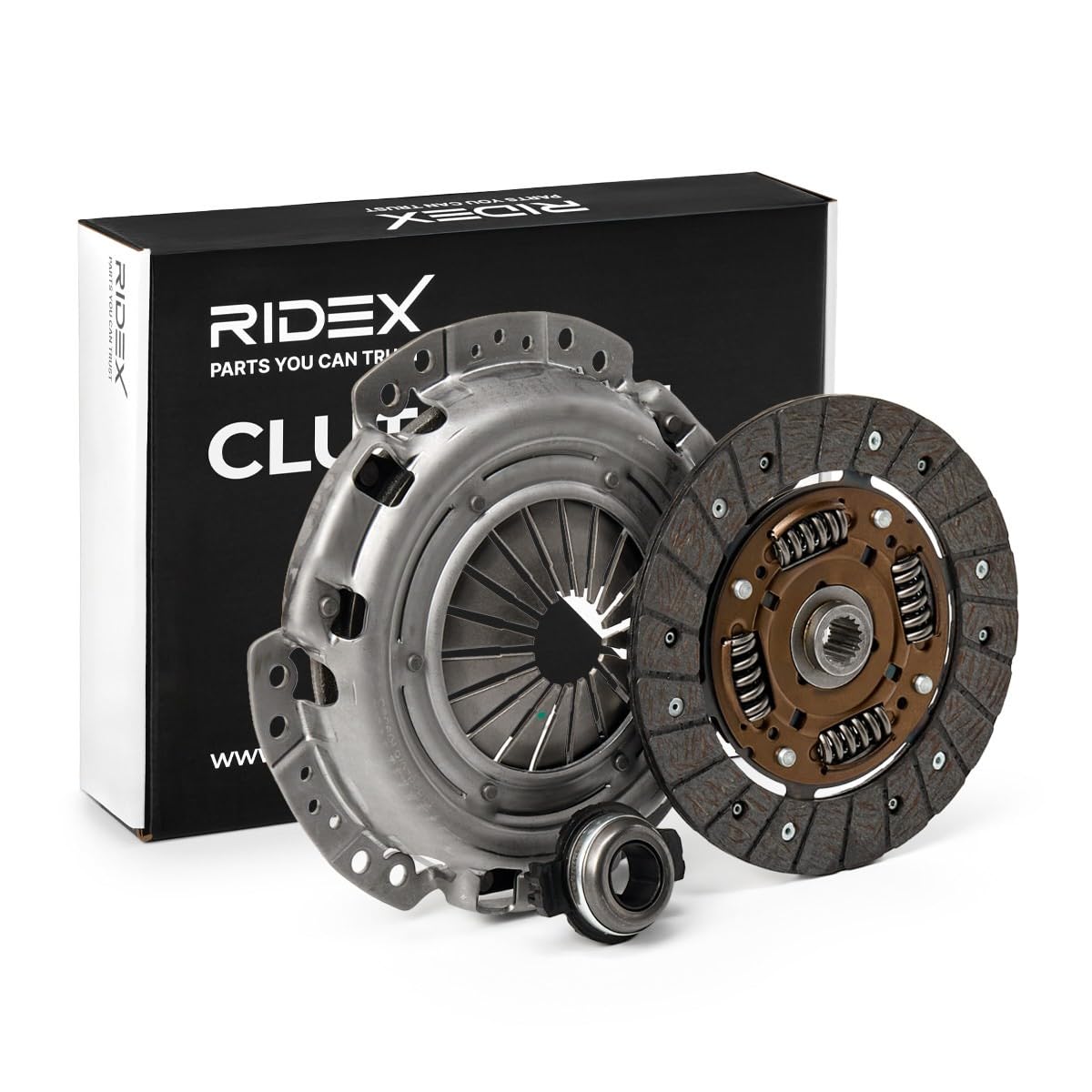 RIDEX 479C0034 Kit d'embrayage avec mécanisme d'embrayage avec disque d'embrayage avec butée de débrayage Compatible avec PEUGEOT 205 II 3/5 portes