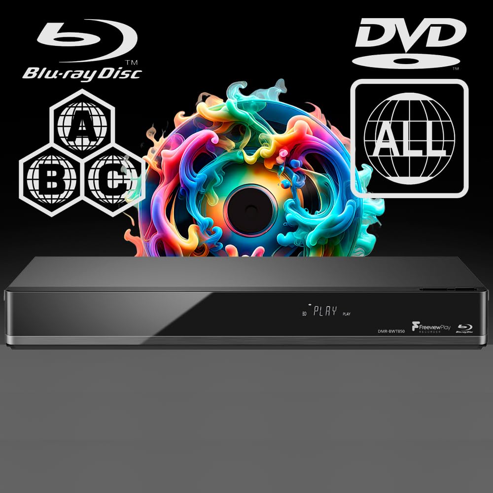 Panasonic DMR-BWT850EB 1TB MULTIREGION Blu-ray and Freeview Play