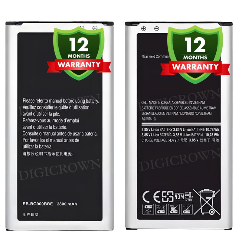 Image of Original EB-BG900BBE Battery Compatible for Samsung Galaxy S5 | S5 Neo - (2800mAh) - 1 Year Warranty DF7