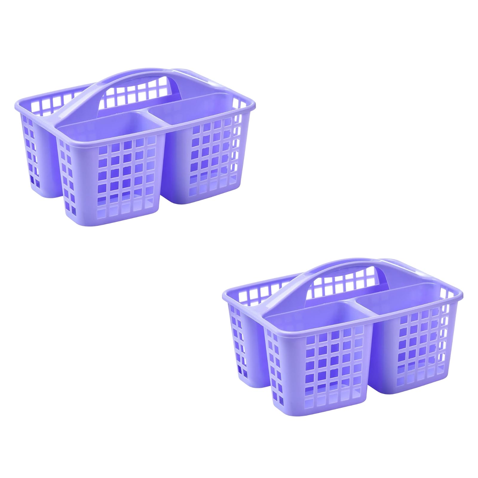Boxonly Portable Shower Caddy Basket Convenient Cleaning Supplies Organizer with Compartments and Handle Ideal for Bathroom Bedroom Kitchen