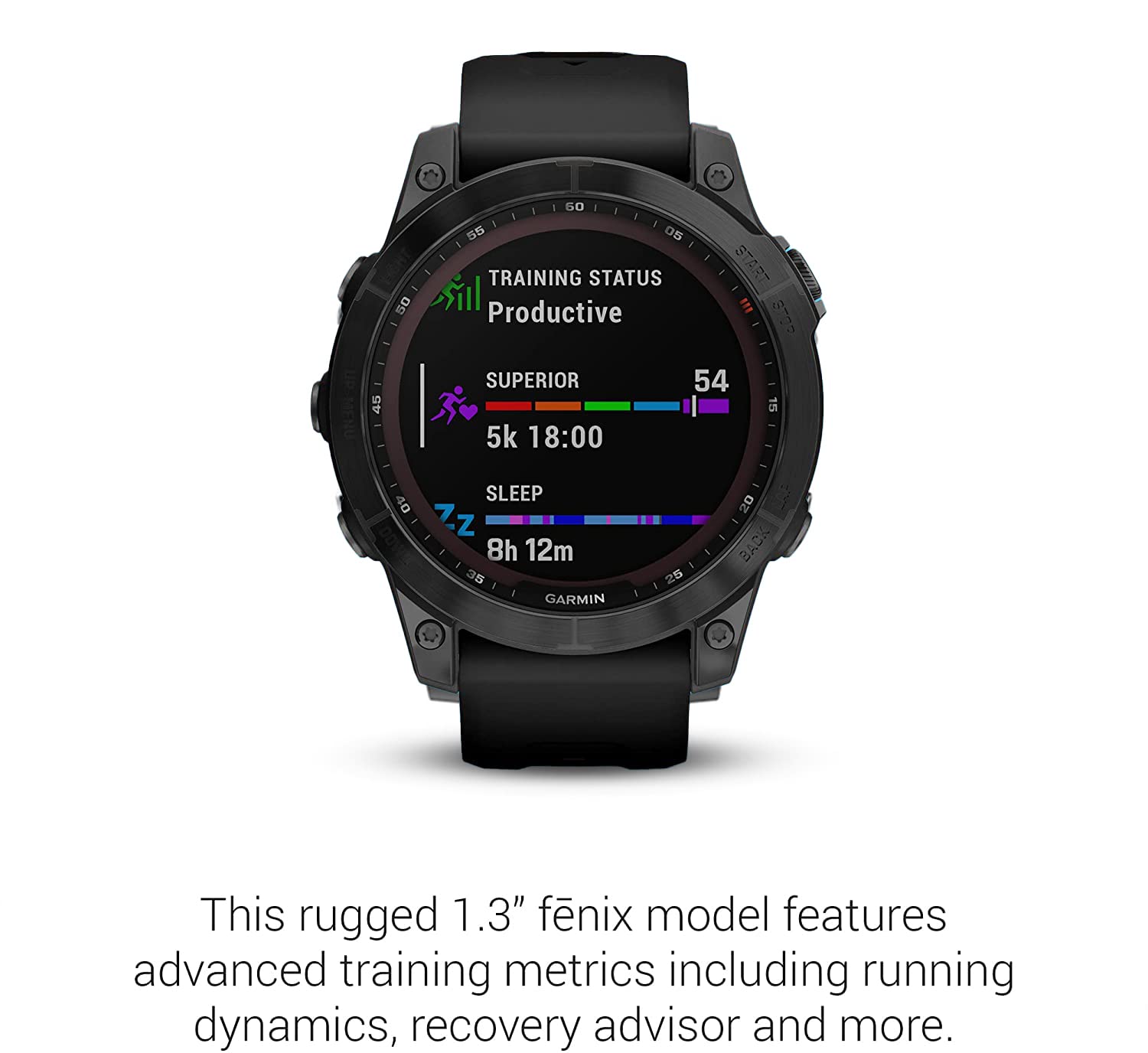 Garmin Fenix 7 Sapphire Solar GPS Smartwatch with Tocuhscreen 