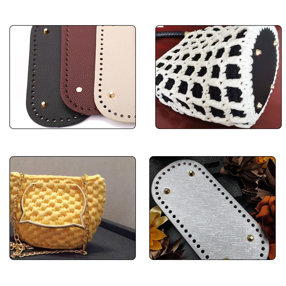 Bolso Crochet Piezas Bolsa Coju00edn Inferior, 30 10 Cm, Base