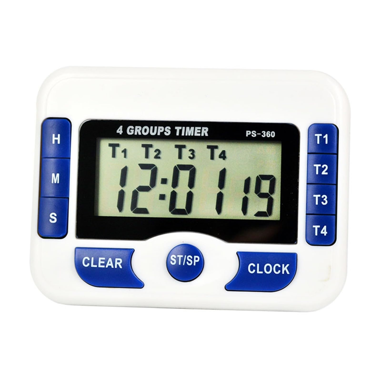 Digital 4 Group Channel Training Study Cooking Kitchen Timers& Clocks W/4 Independant Count Down Timer Reliable Efficient