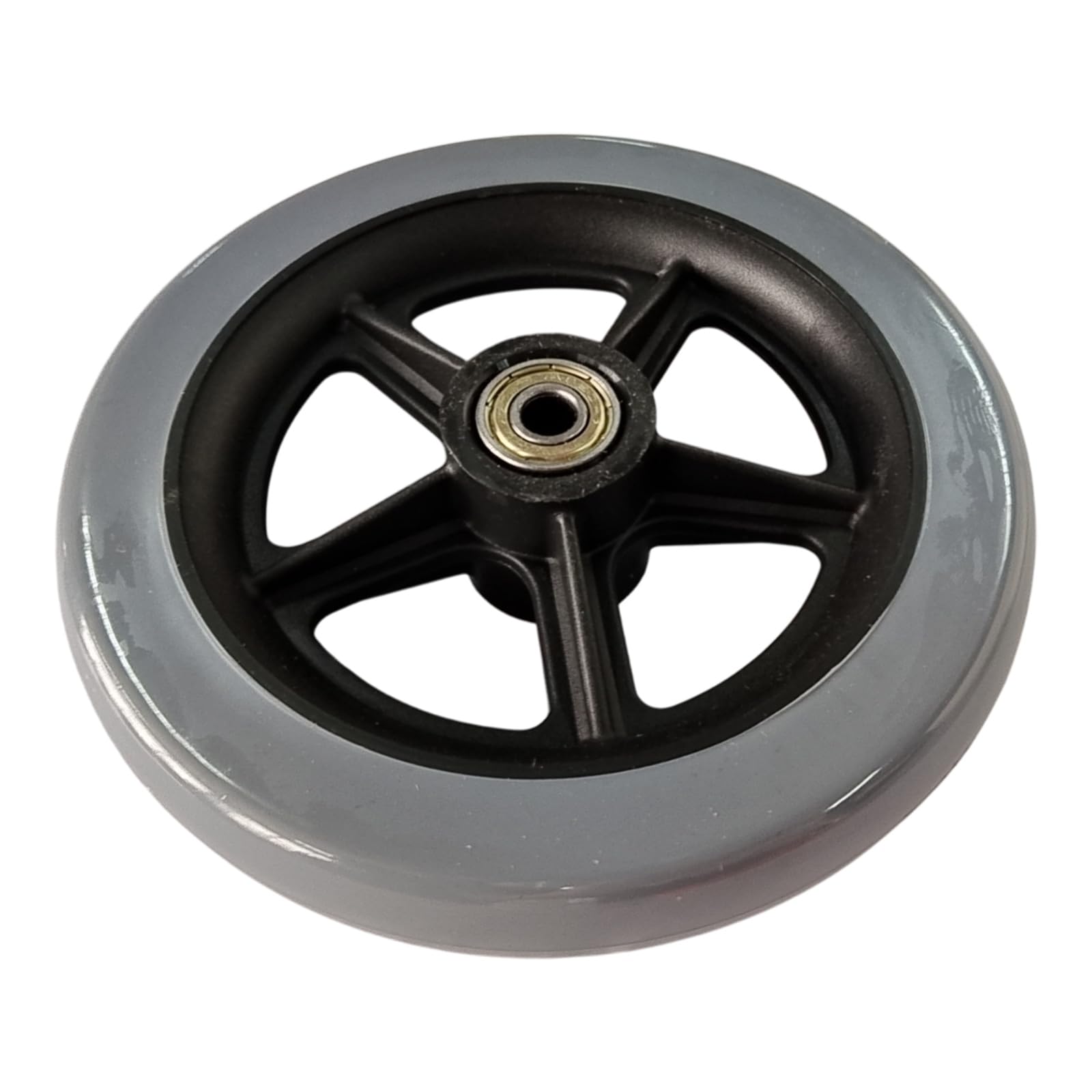 6/8 Inch Wheelchair Caster Front Wheel Replacement Tire Wheel Wheelchairs Accessories Wear-Resistant Power Wheelchair Accessories for Adults