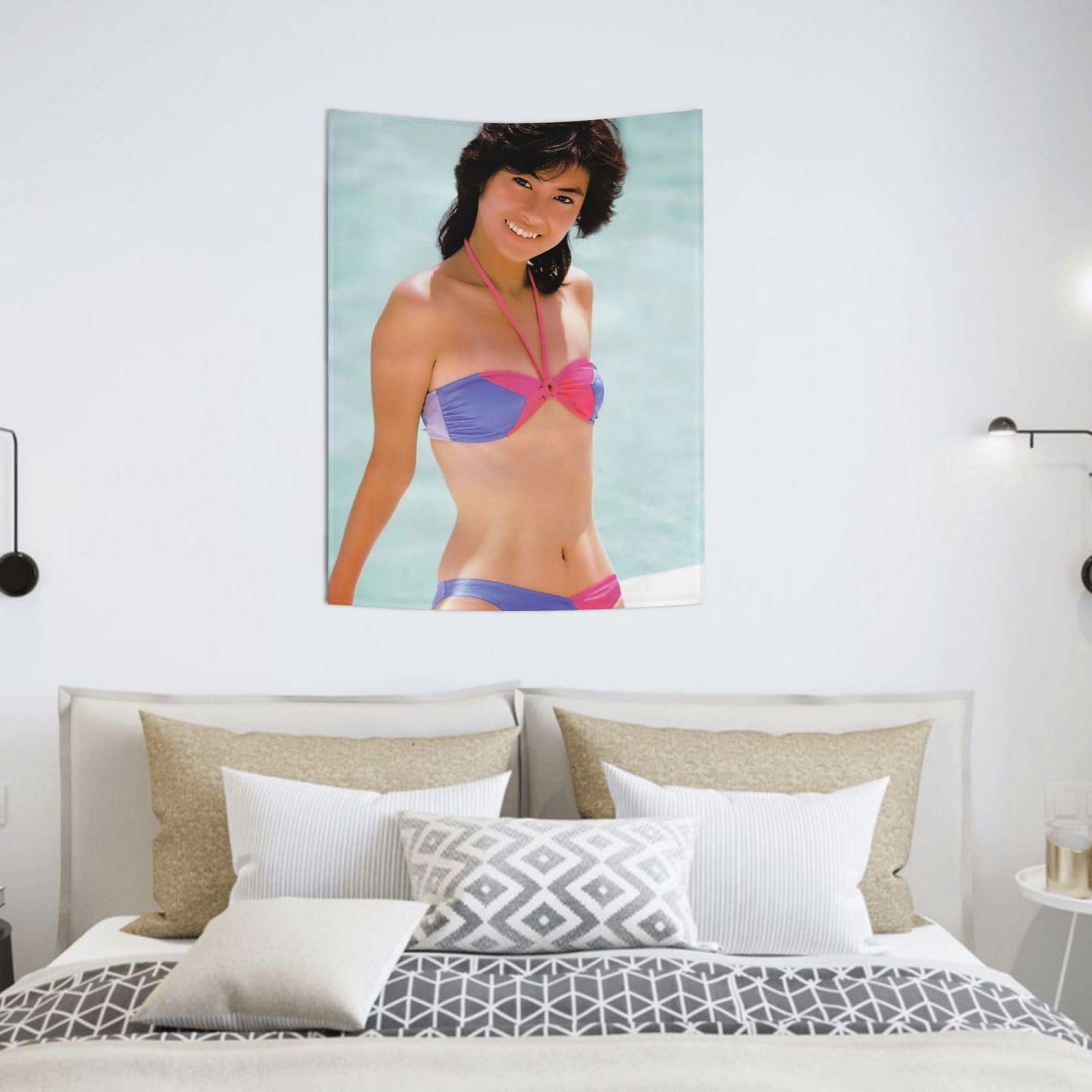 Amazon.co.jp: 中山美穂 タペストリー おしゃれ インテリア 壁掛け 多