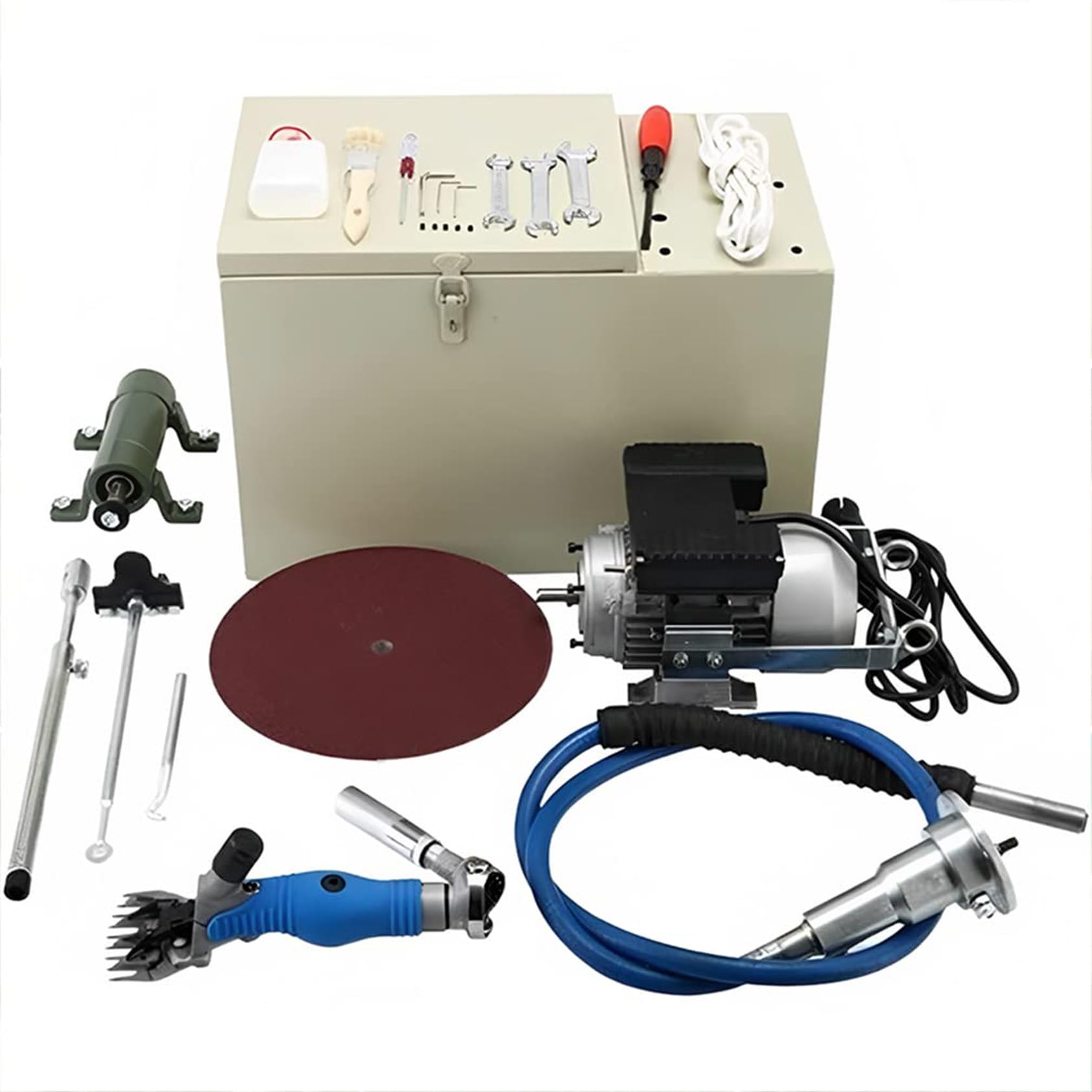 Tosatrice Elettrica per Pecore, Tosatrice Professionale per La Toelettatura di Capre E Pecore, Ideale per Allevamenti di Animali Domestici.