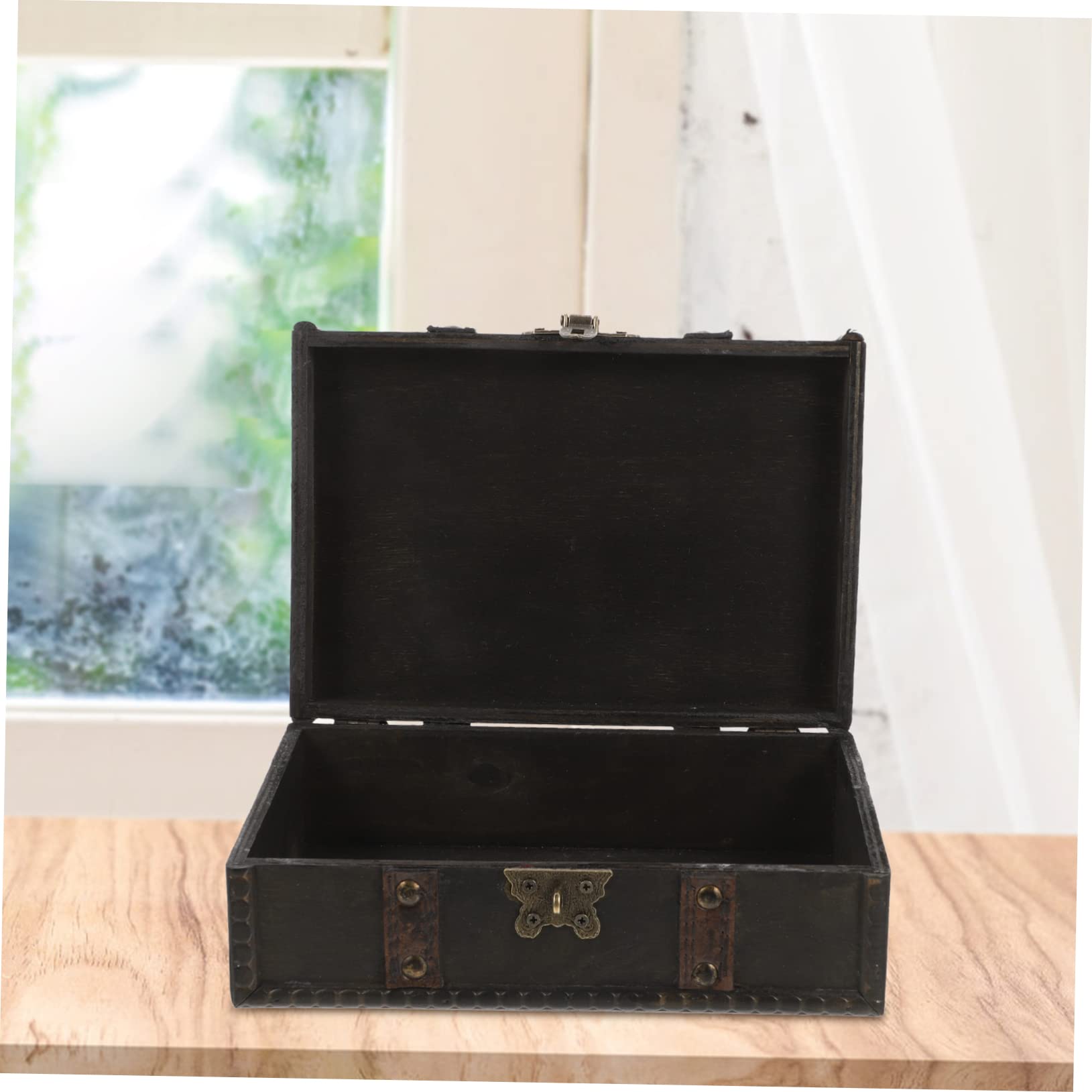 Vintage Schmuckkästchen mit Zahlenschloss Schmuckaufbewahrungsbox für Ringe und Anhänger im Retro Stil für Wohnzimmer und Zuhause