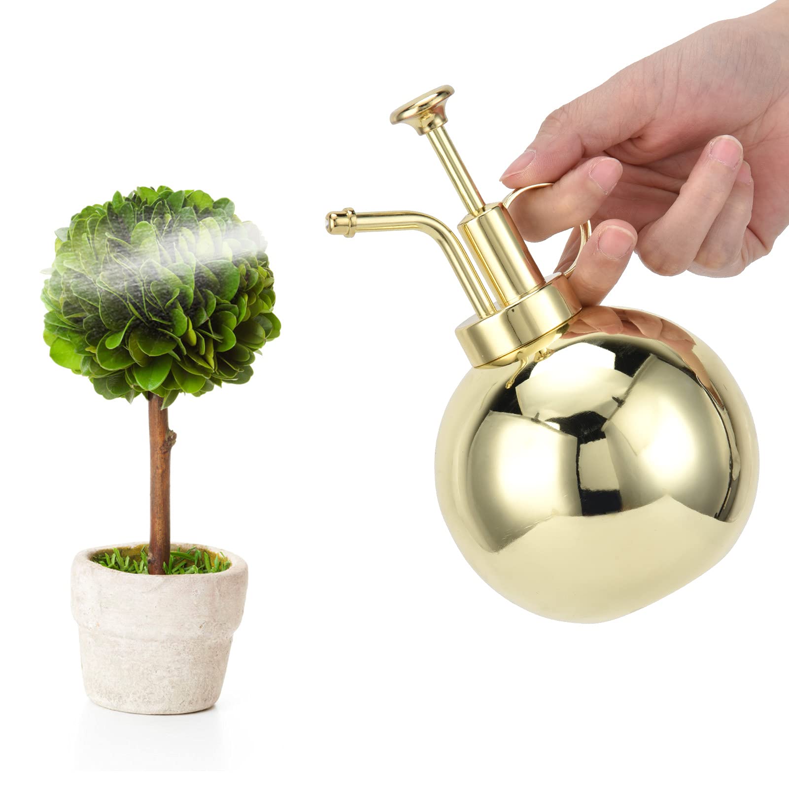 SANYFDI Botella De Rociador, Regadera A Presión Manual Para Plantas De  Interior, Pequeñas Regaderas Para Plantas, image size:1601x1601