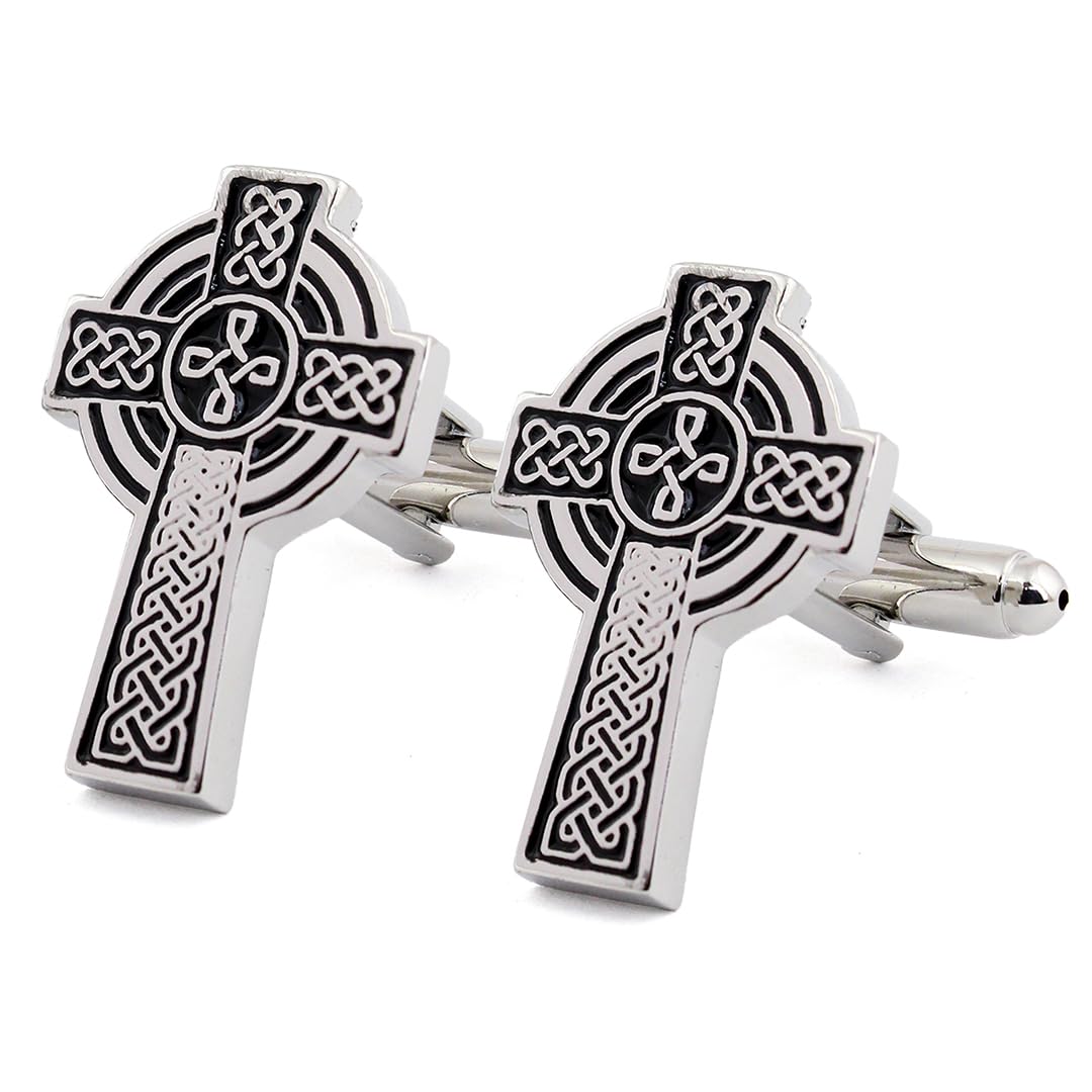 Peluche The Celtic Cross Cufflinks for Men (B01LWUOBYO) Amazon Price History, Amazon Price Tracker