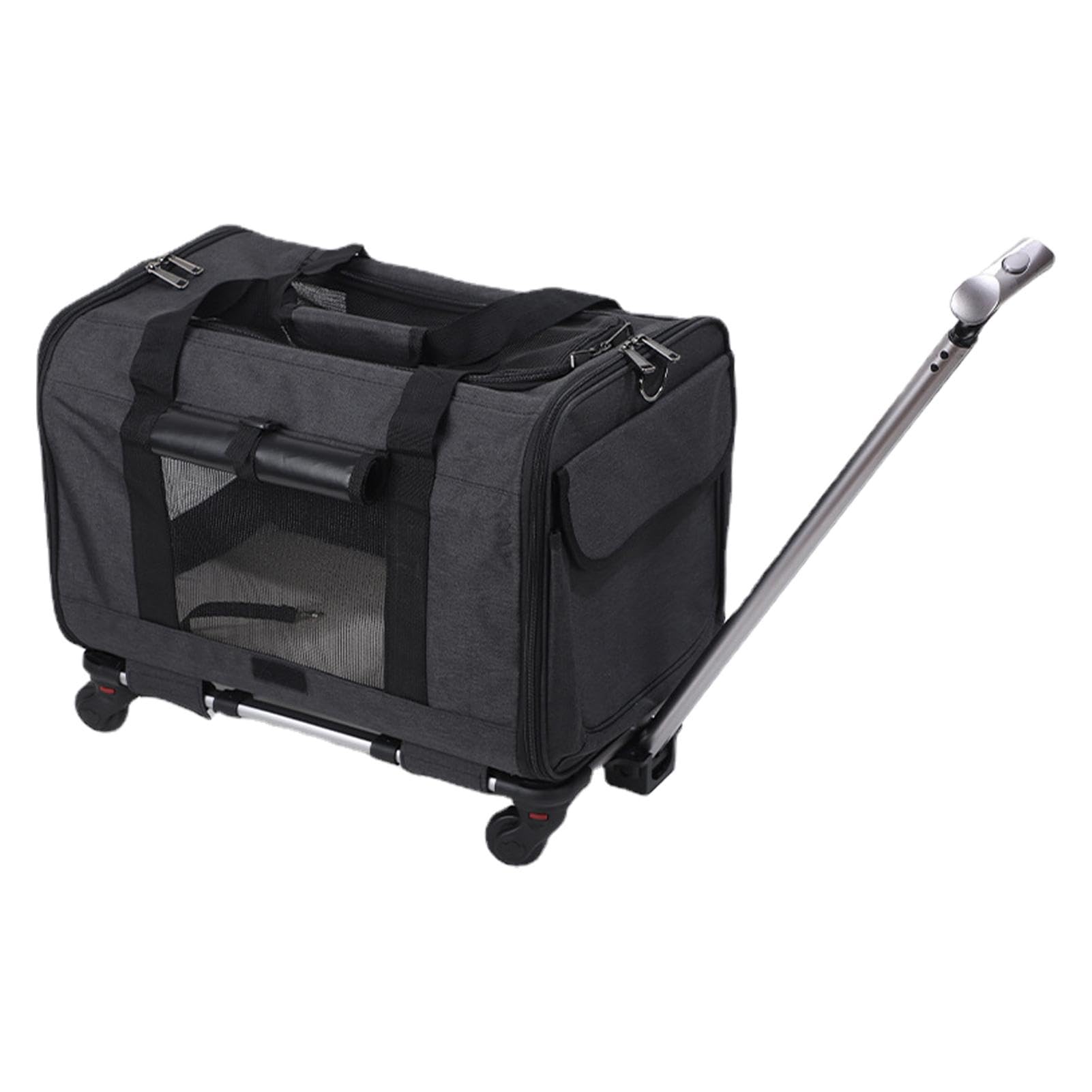 Transportín para Gatos Grande | Transportín para Perros y Gatos pequeños | con Ruedas - de Viaje para Perros pequeños, transportín Suave y Deslizante para Gatos Que Viven en casa,