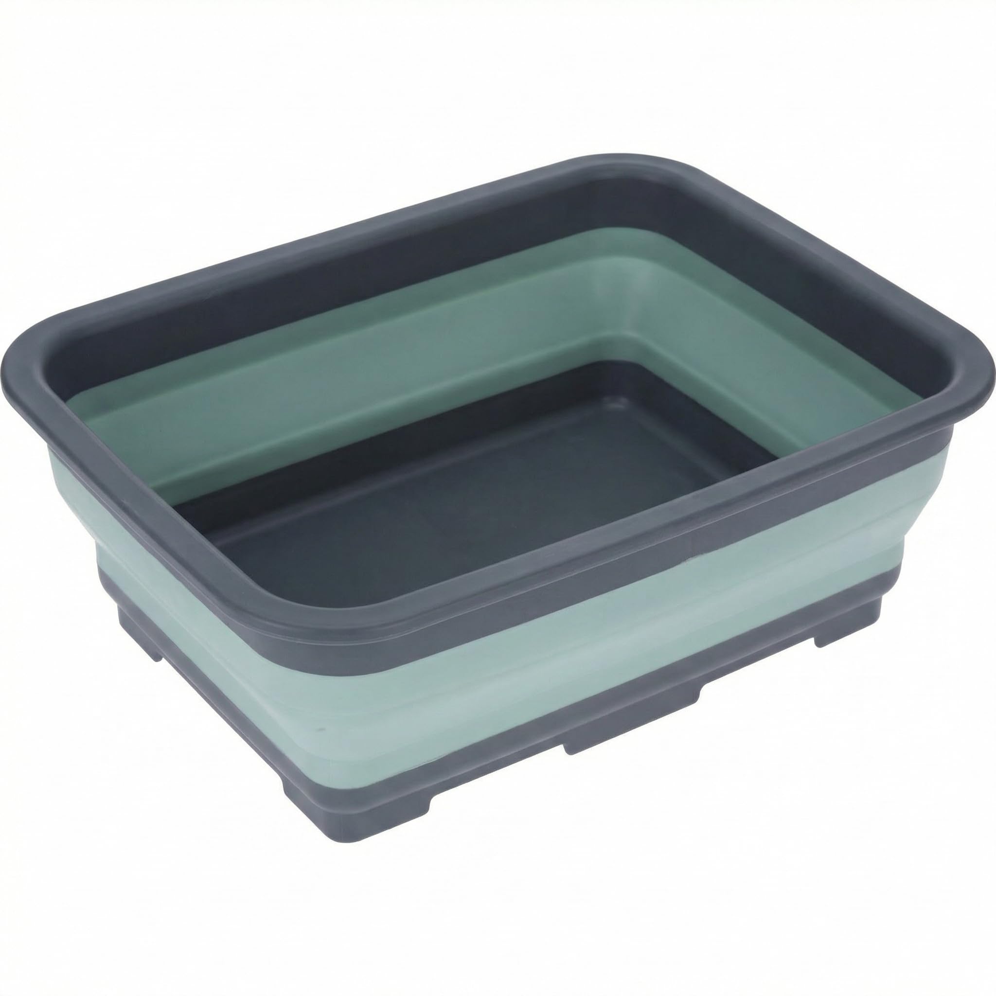 Bassine pliable de camping 8L gain de place avec structure rétractable en TPE