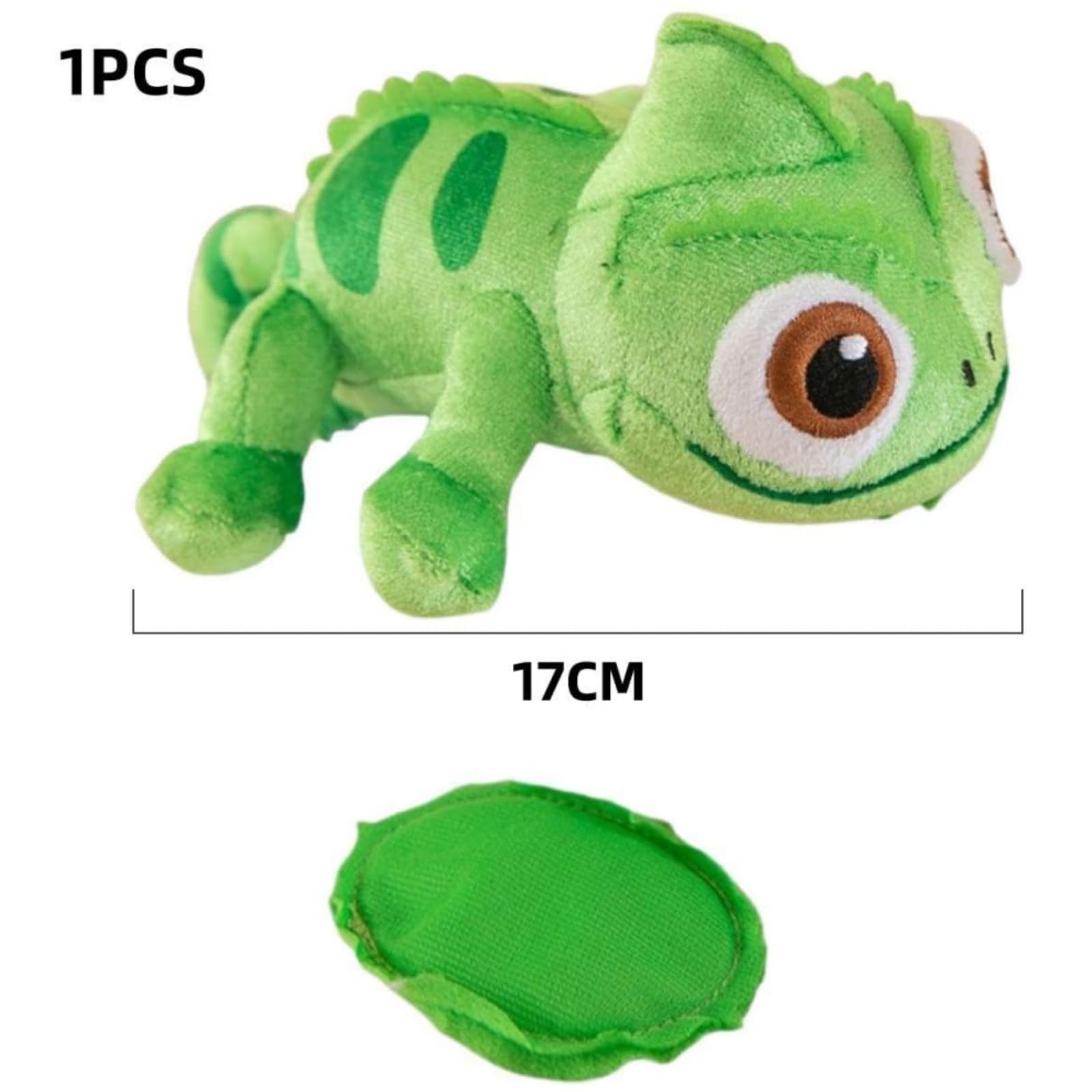 OUKEYI Pascal Plush Shoulder Riding Chameleon Stuffed Animal Toy,Pascal Chameleon Plush Doll,Lizard Plush Animal Magnet Play,Chameleon Pascal Plushies Pillow - Image 2