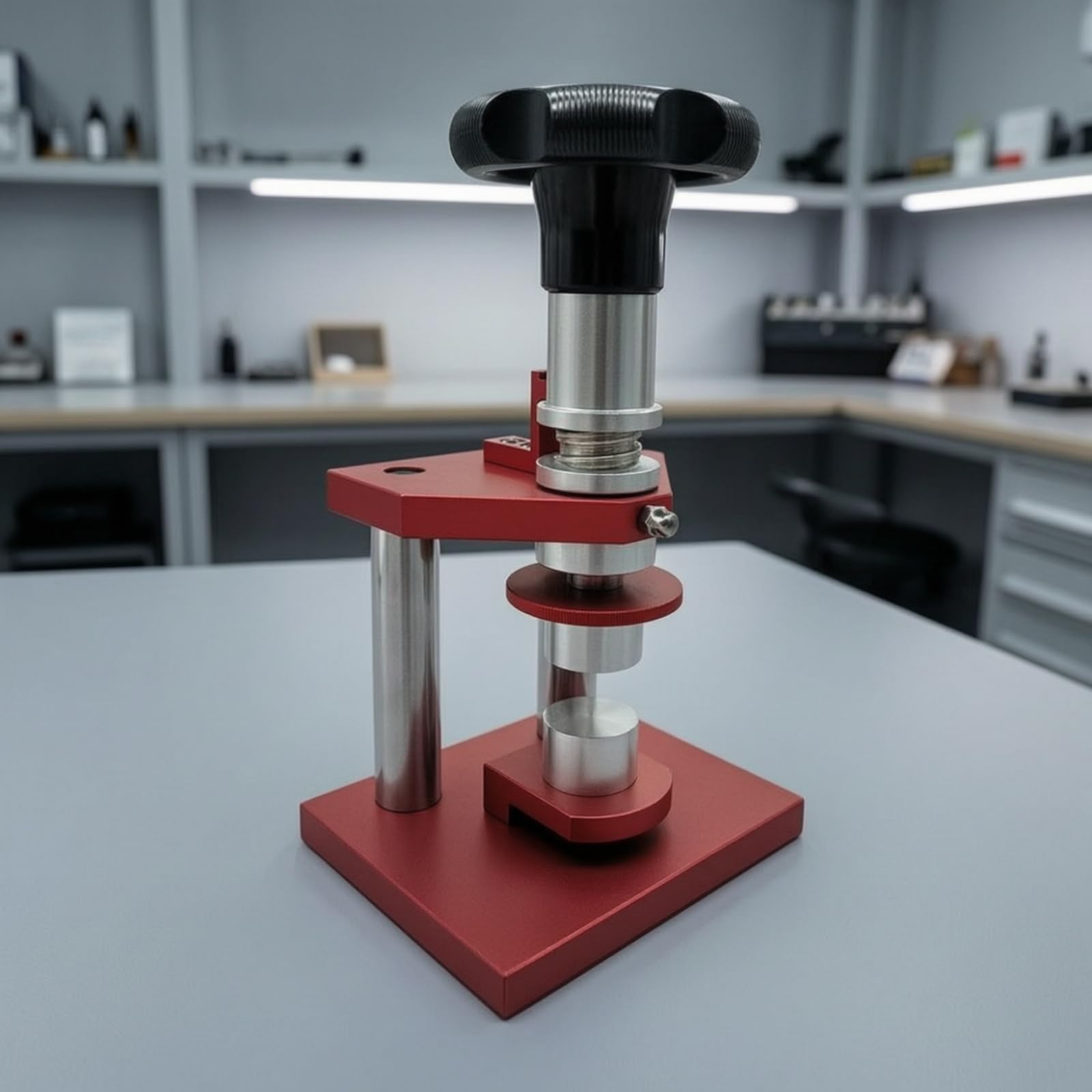 F Fityle Herramienta Cierre Caja Reloj Manual Cerrador Cajas Reloj Robusta para Relojeros, Aficionados