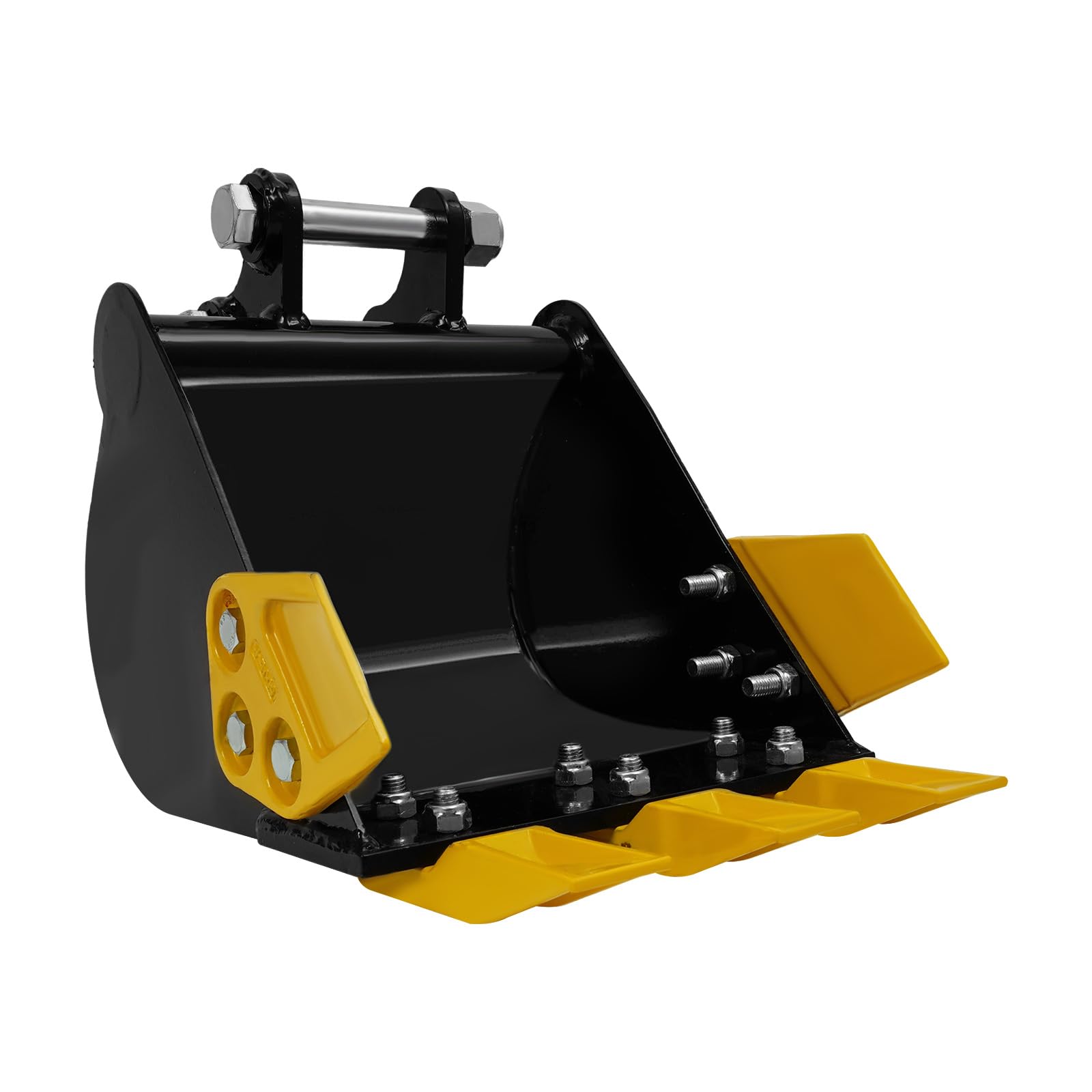Minibagger Löffel, Minibagger Anbaugerät für 800-1500 kg, Baggerschaufel mit Metallzähnen, für Bauarbeiten, Landwirtschaft, Grabenverfüllung (30cm)