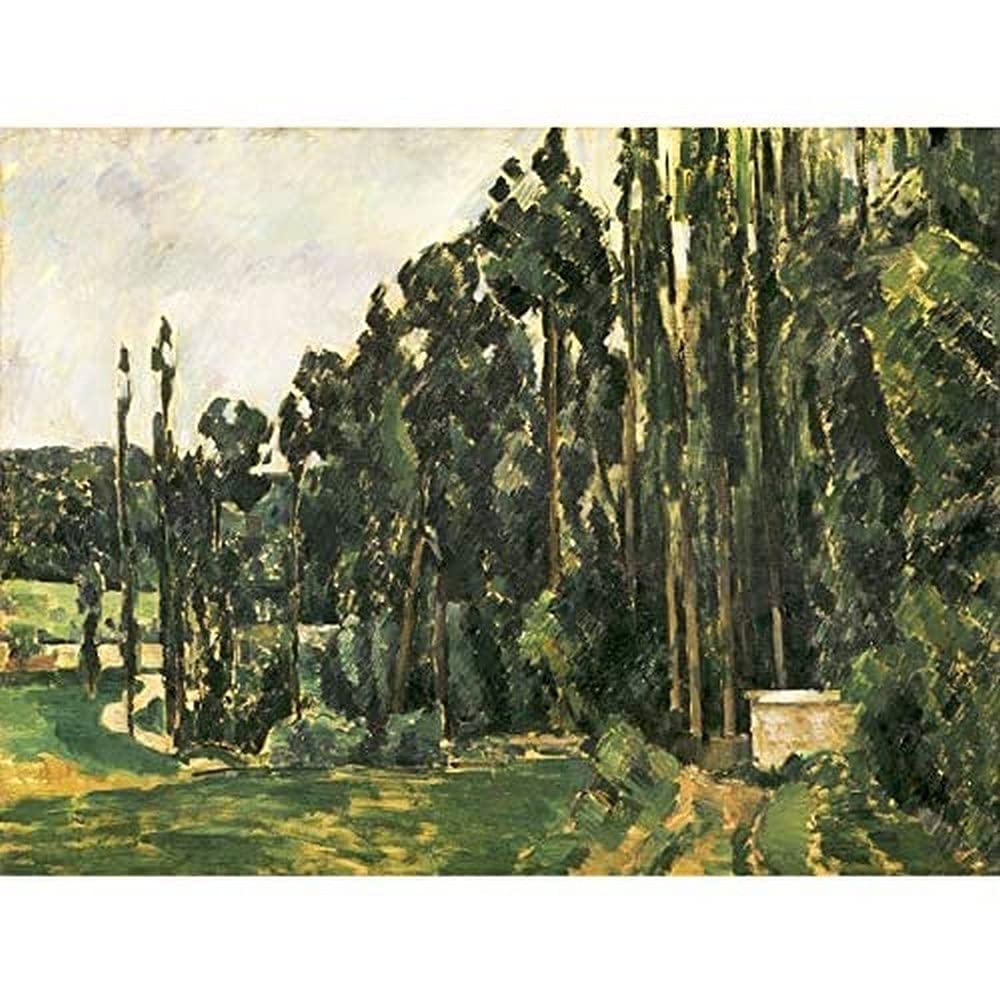 Paul Cezanne Poplars Art Print Canvas Premium Wall Decor Poster Mural