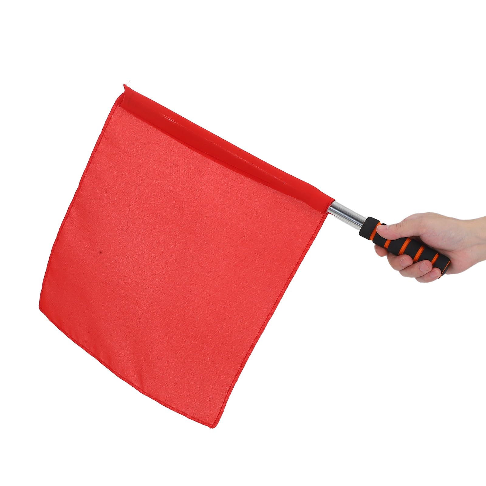 Toyvian Banderas de Señal de Mano 3 Piezas Colores Rojo, Amarillo y Verde, Banderas de Árbitro para Deportes y Tráfico, Señales para Carreras y Eventos al Aire Libre