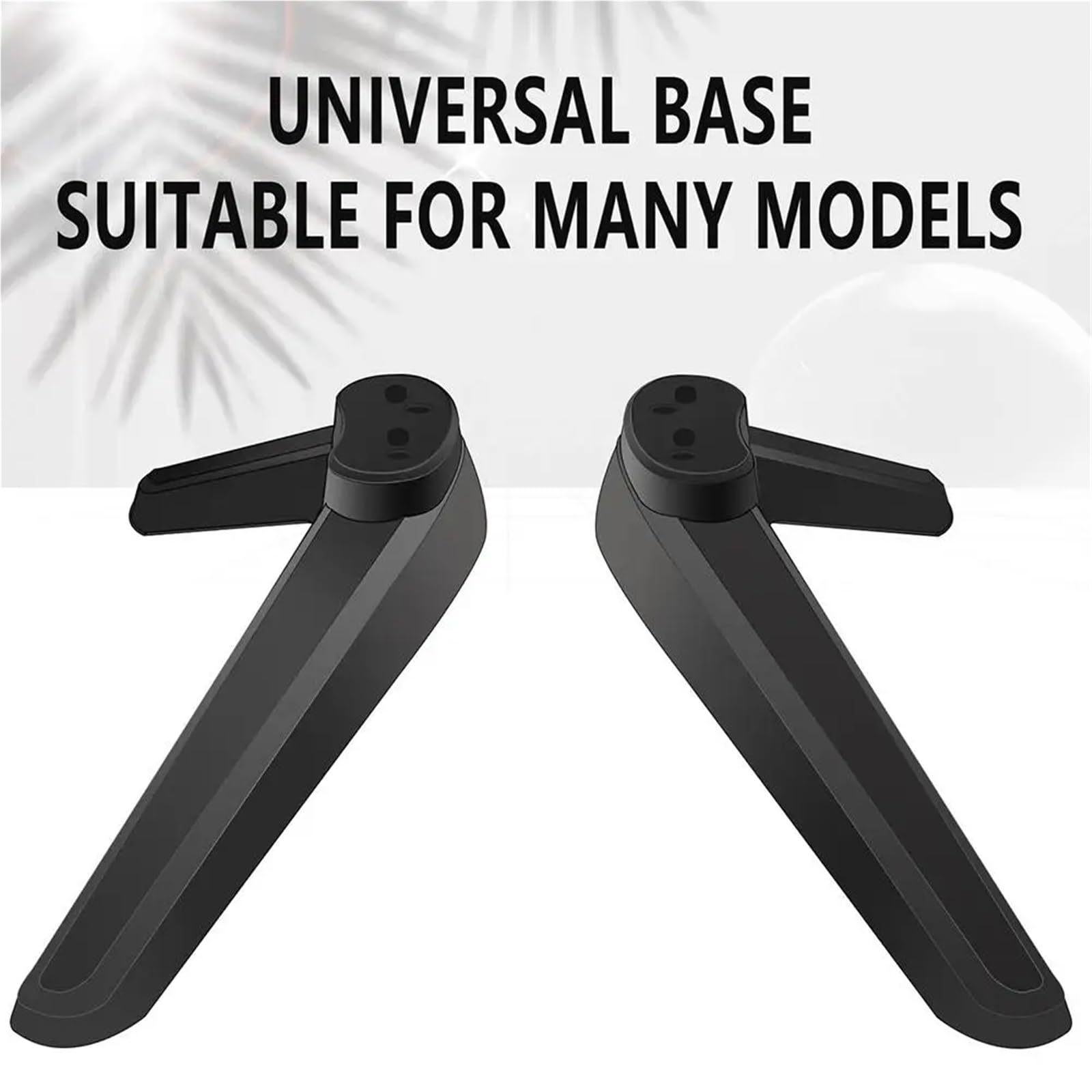 Soporte universal para TV, base de repuesto para TV, pie de pedestal, patas de montaje para TV, 17 mm a 20 mm, fácil de usar
