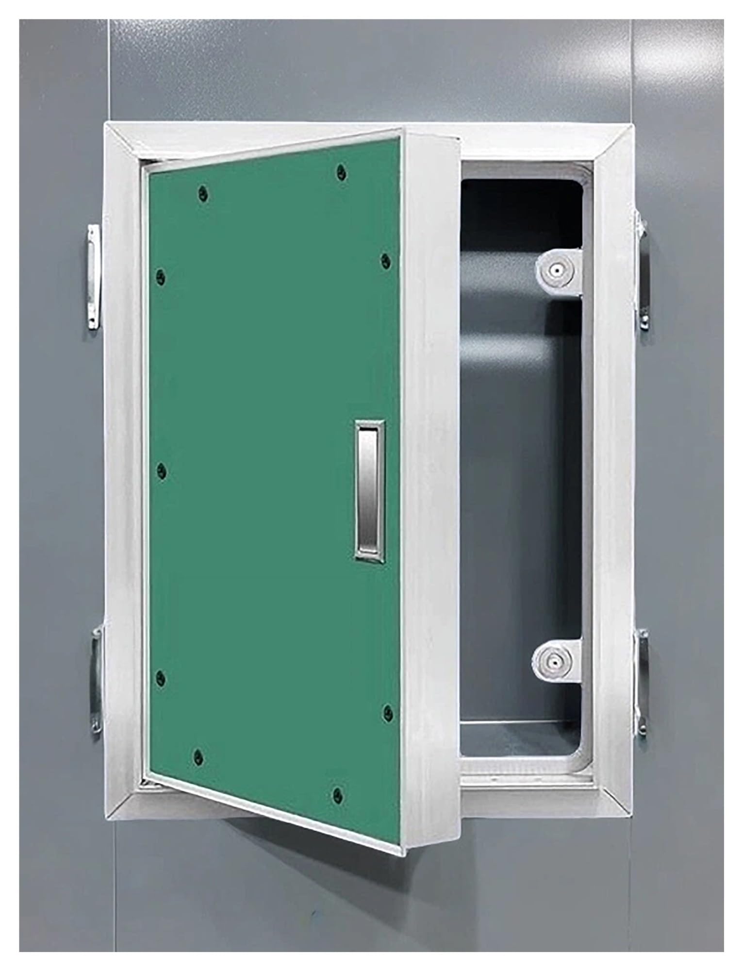 Amazon.co.jp: アルミ合金石膏ボード壁タイル防音ドア、耐火隠し