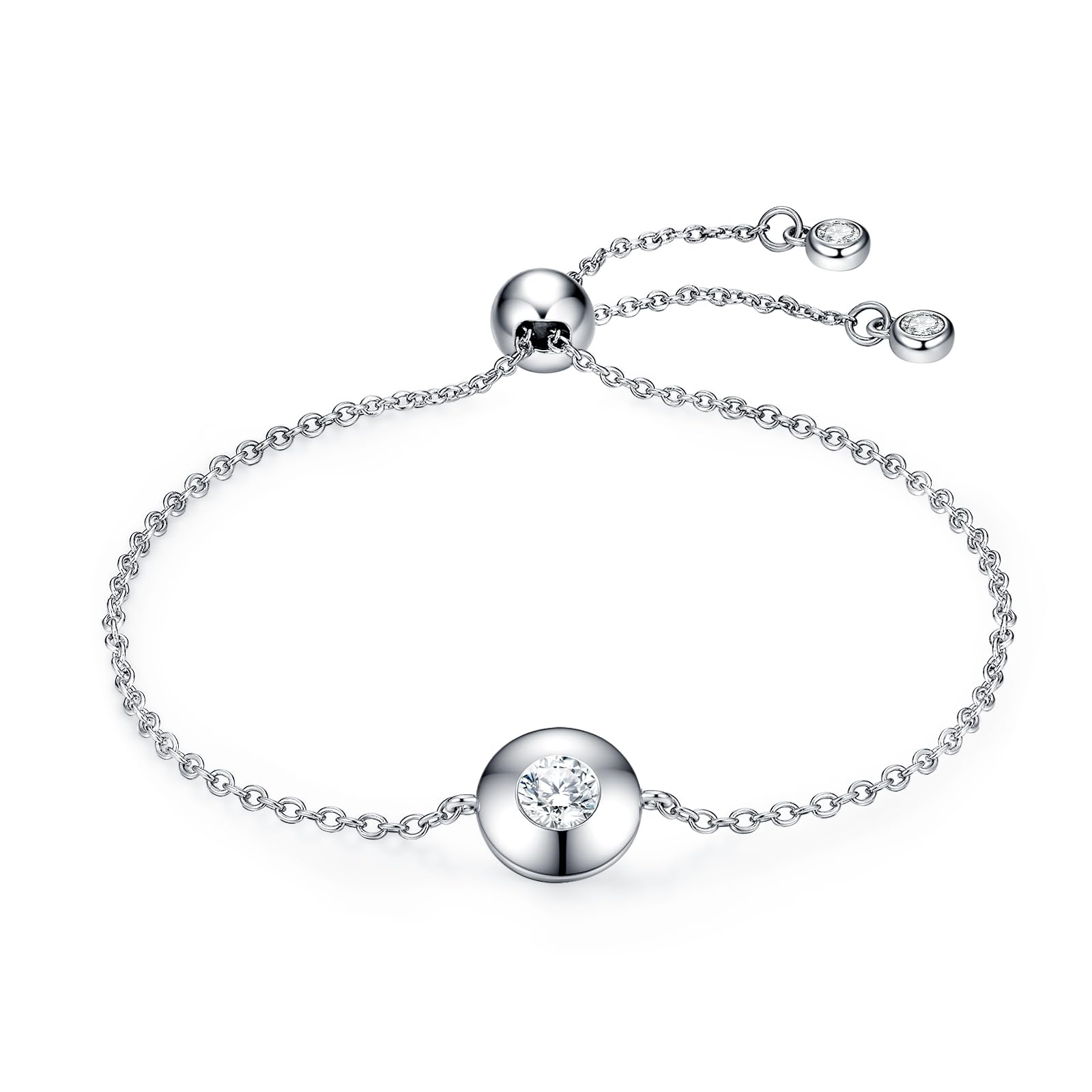 Lyniuoy Damen Offener Armreif Armband 18K Vergoldet Zirkonia Schmuck für Frauen Freundin Mutter Tochter Ehefrau Schwester Geschenk für zum Geburtstag Jahrestag Valentinstag Weihnachten